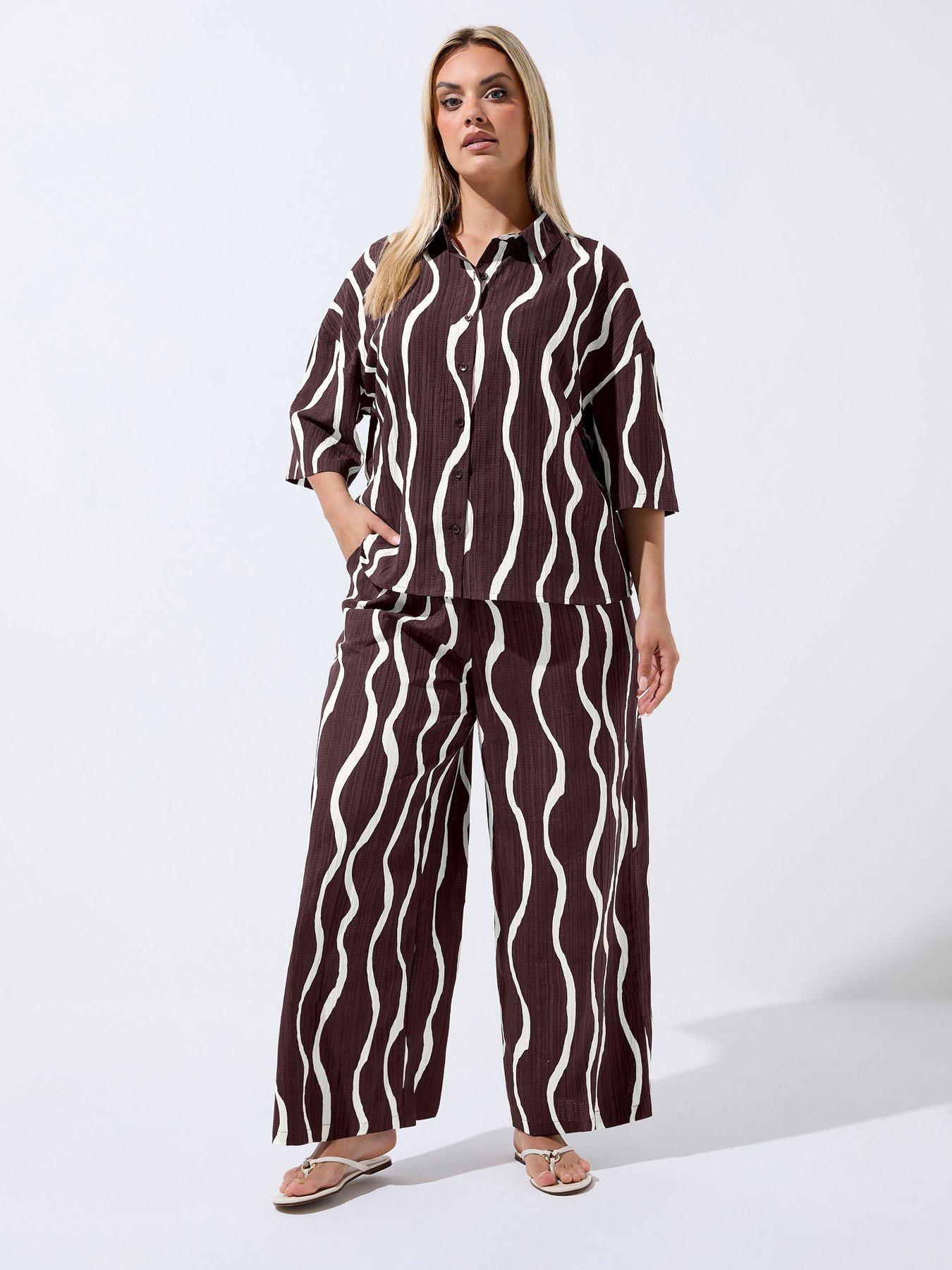 Image 3 of 4 of Yours Curve Cord Trouser Co-ord