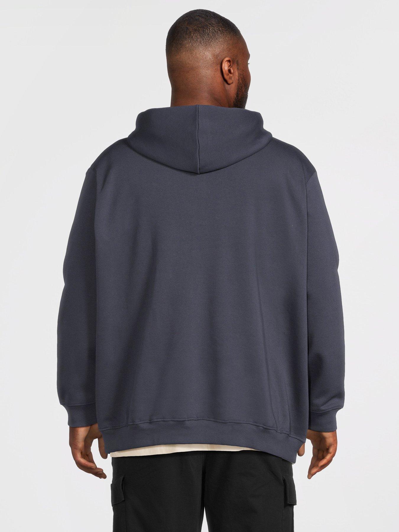 Image 2 of 5 of Jack & Jones Jack &amp; Jones Plus Fusion Box Hoodie