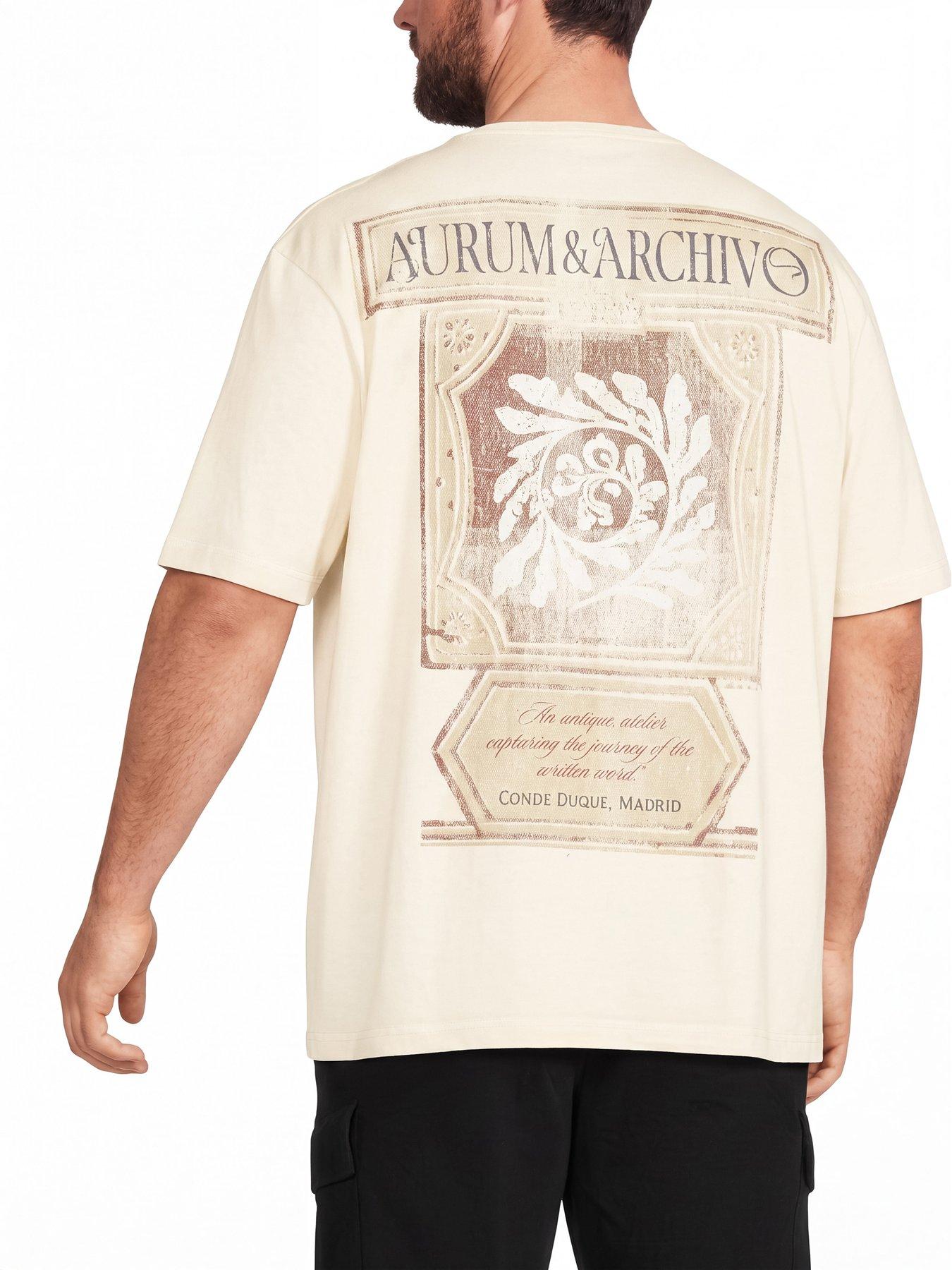 Image 1 of 5 of Jack & Jones Jack &amp; Jones Plus Salamanco Back Graphic T-Shirt