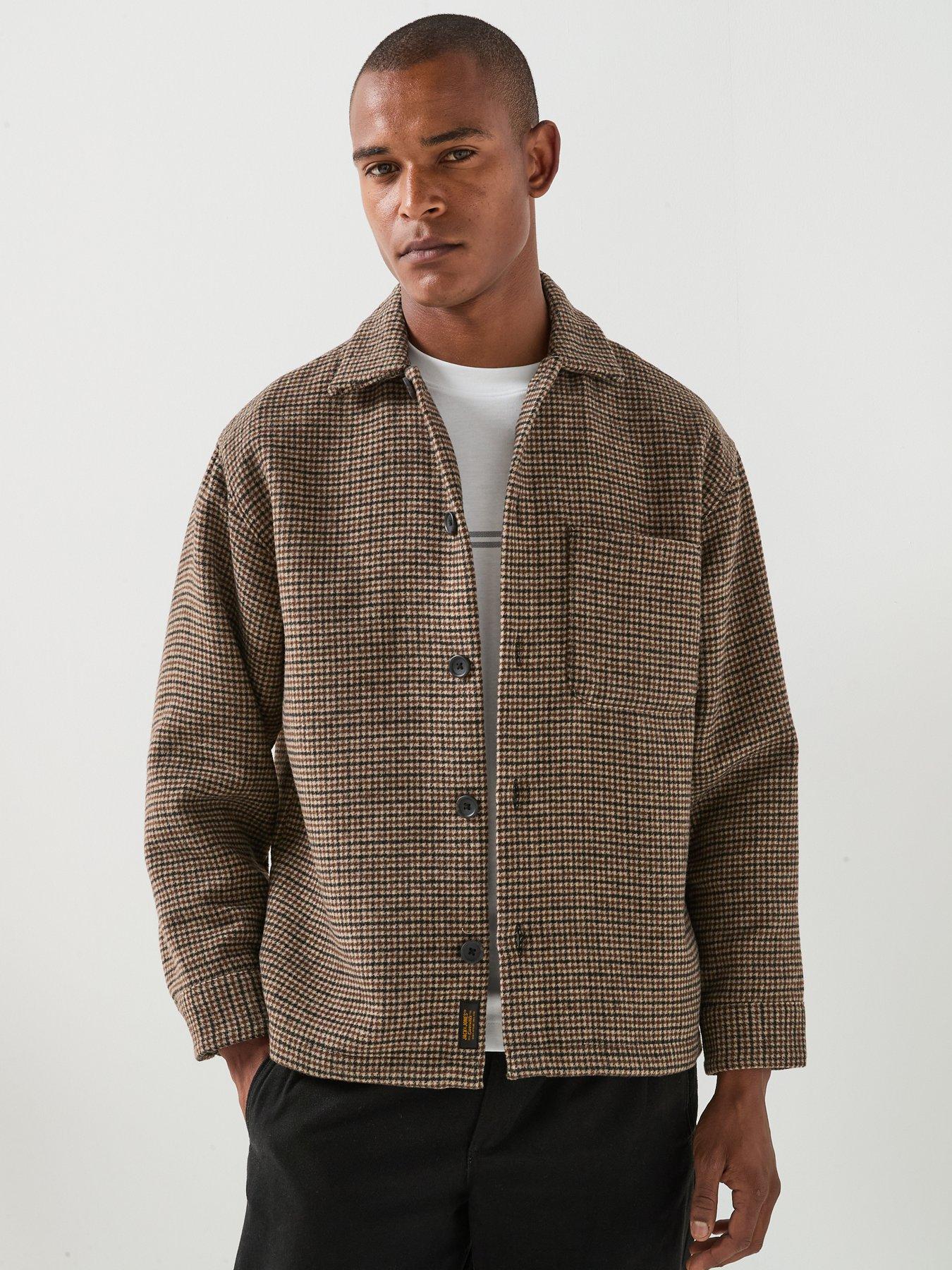 Jack & Jones Soho Ollie Long Sleeve Overshirt - Brown