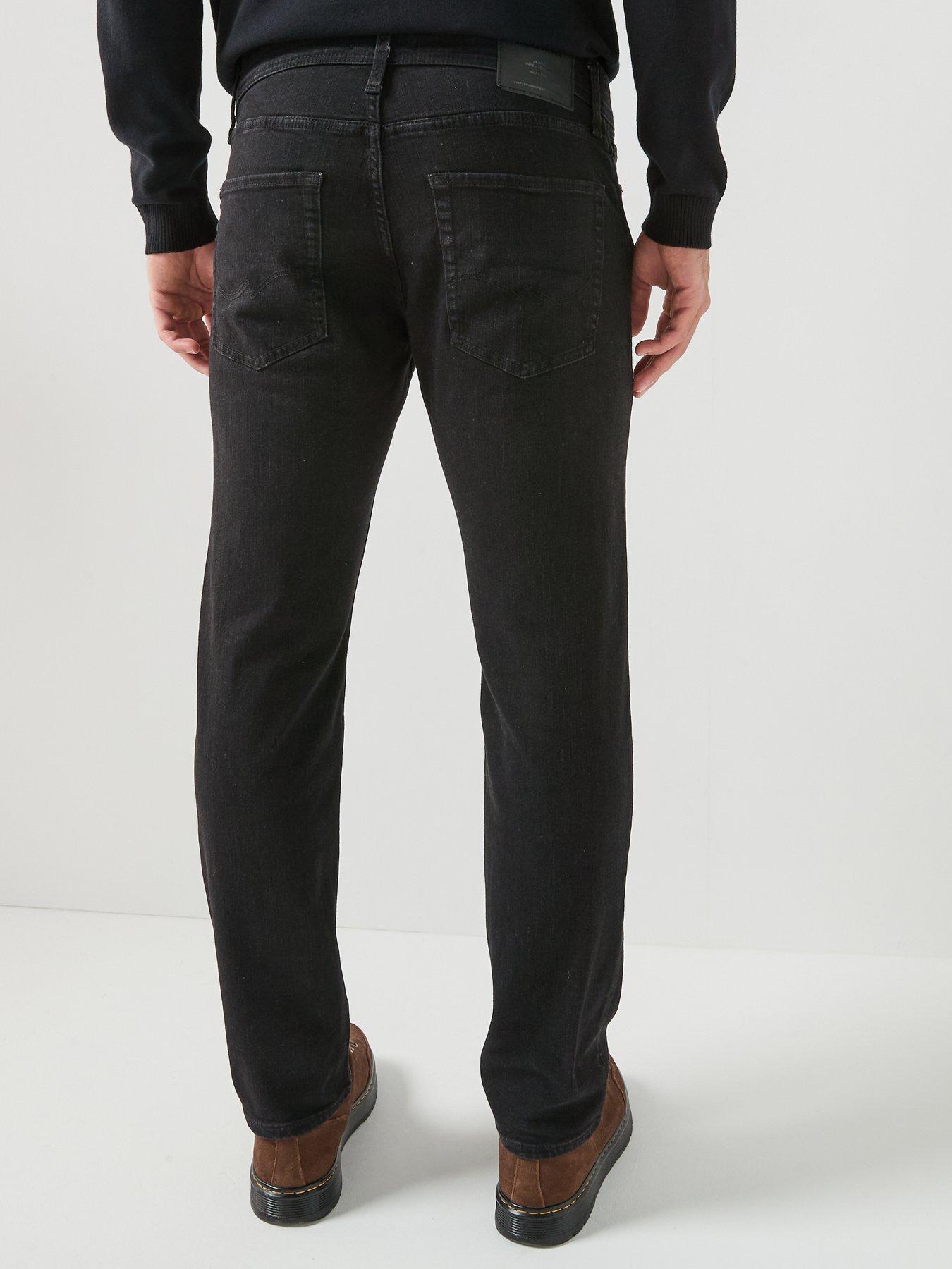 Image 2 of 5 of Jack & Jones Mike Tapered Fit Jeans - Black Denim
