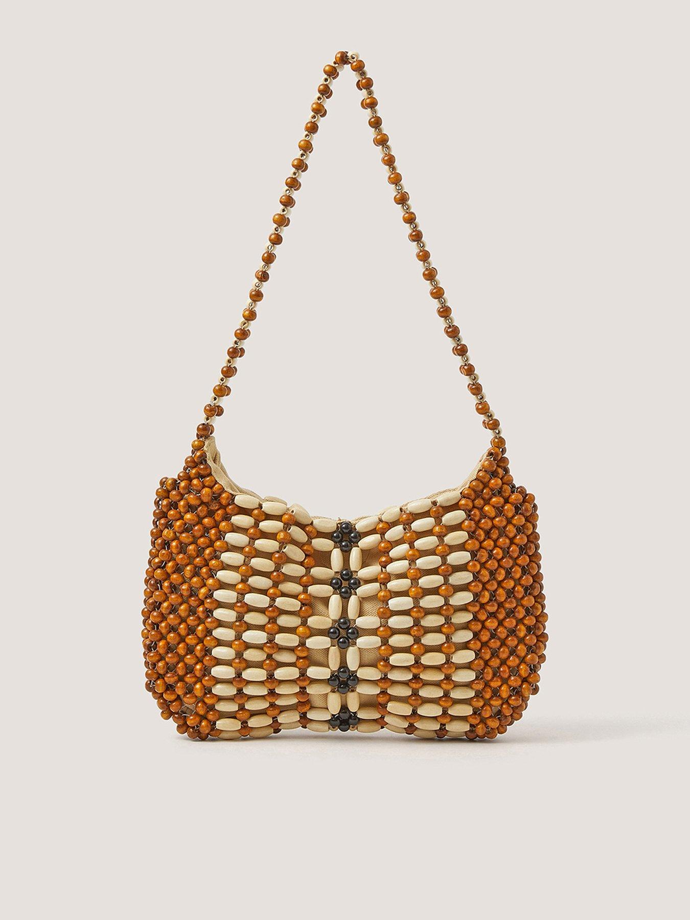 Monsoon Mira Beaded Clutch Bag
