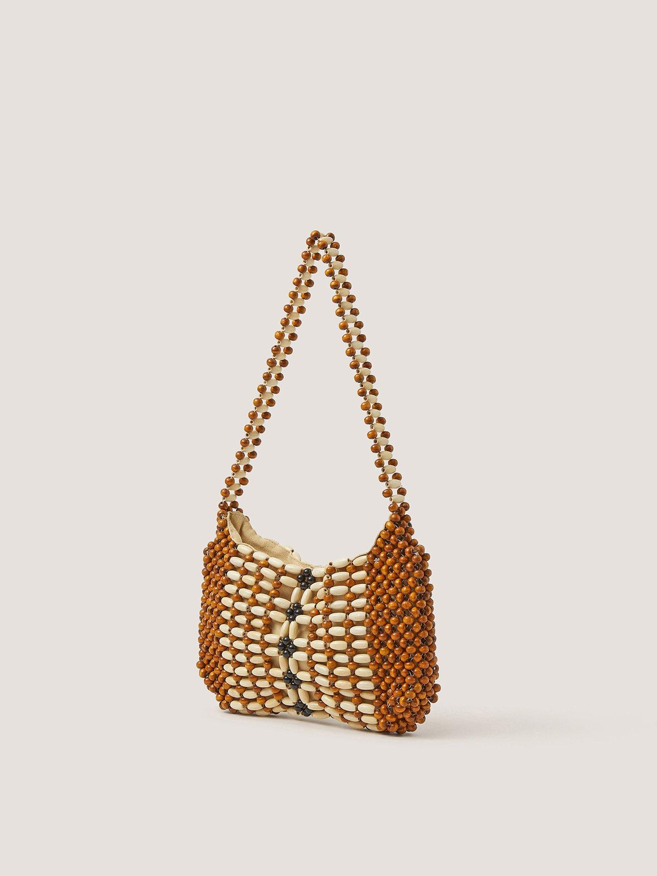 Image 2 of 3 of Monsoon Mira Beaded Clutch Bag