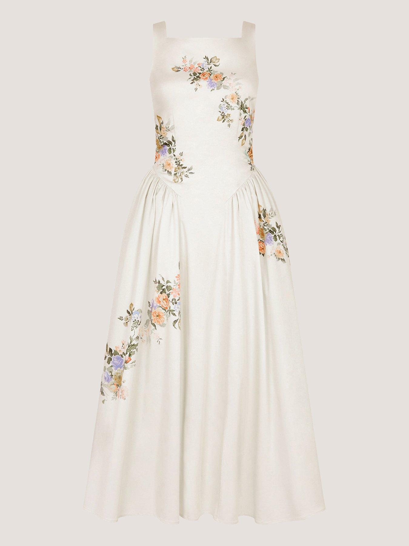 Image 5 of 5 of Monsoon Cindy Dress - Cream