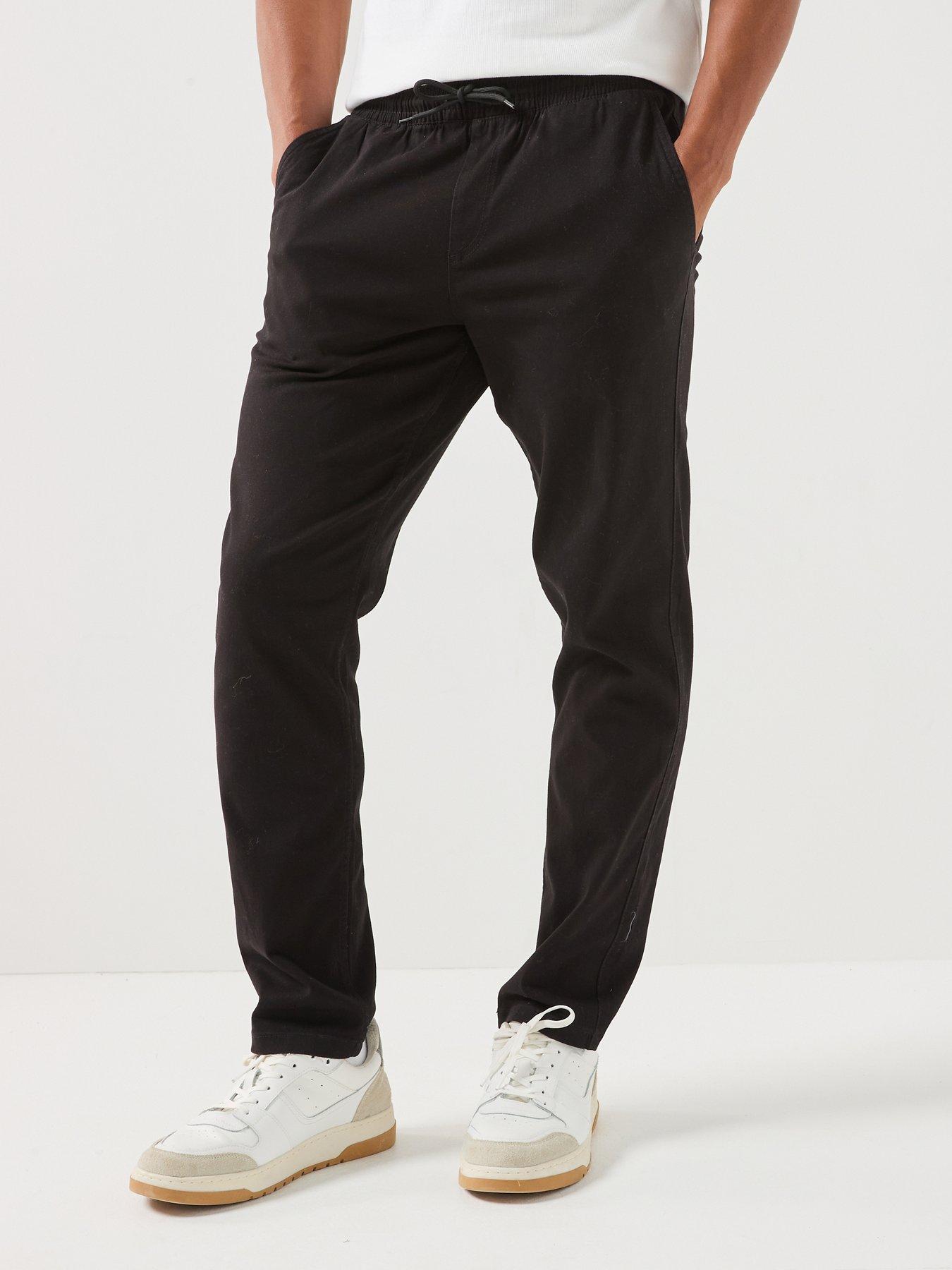 Image 1 of 6 of Jack & Jones Stace Dylan Joggers - Black