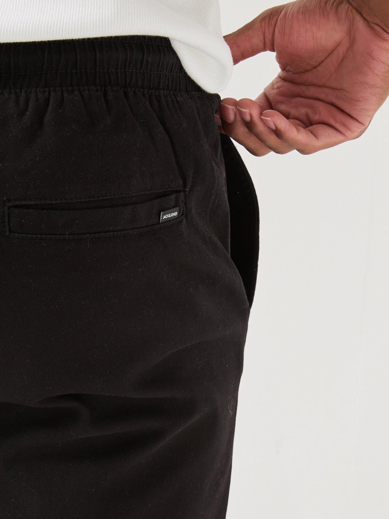 Image 4 of 6 of Jack & Jones Stace Dylan Joggers - Black