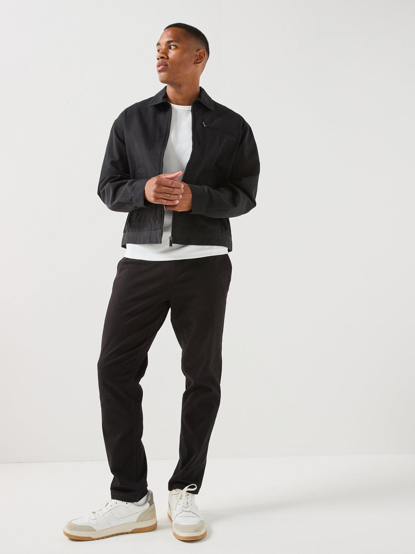 Image 6 of 6 of Jack & Jones Stace Dylan Joggers - Black