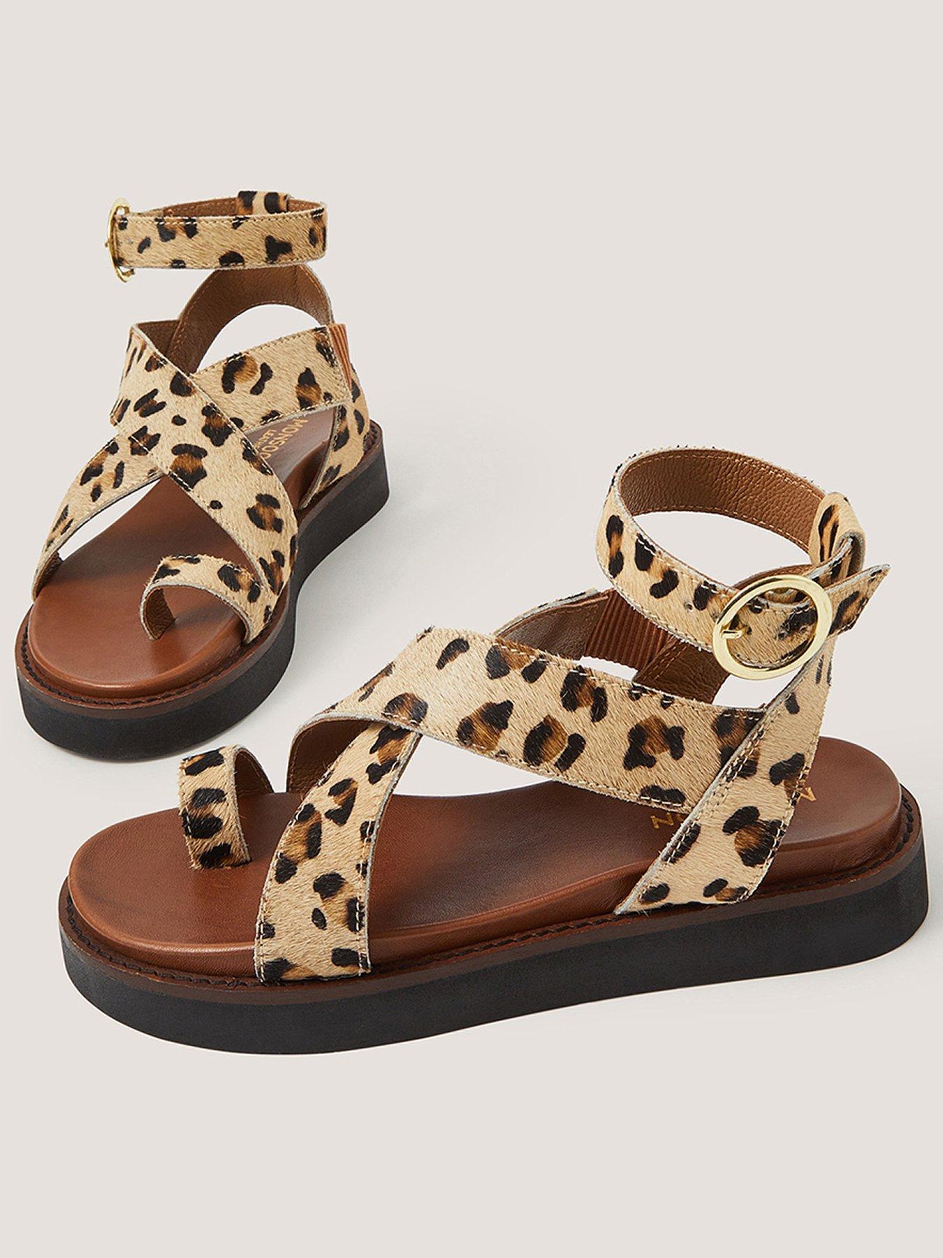 Monsoon Ivy Leopard Sandal