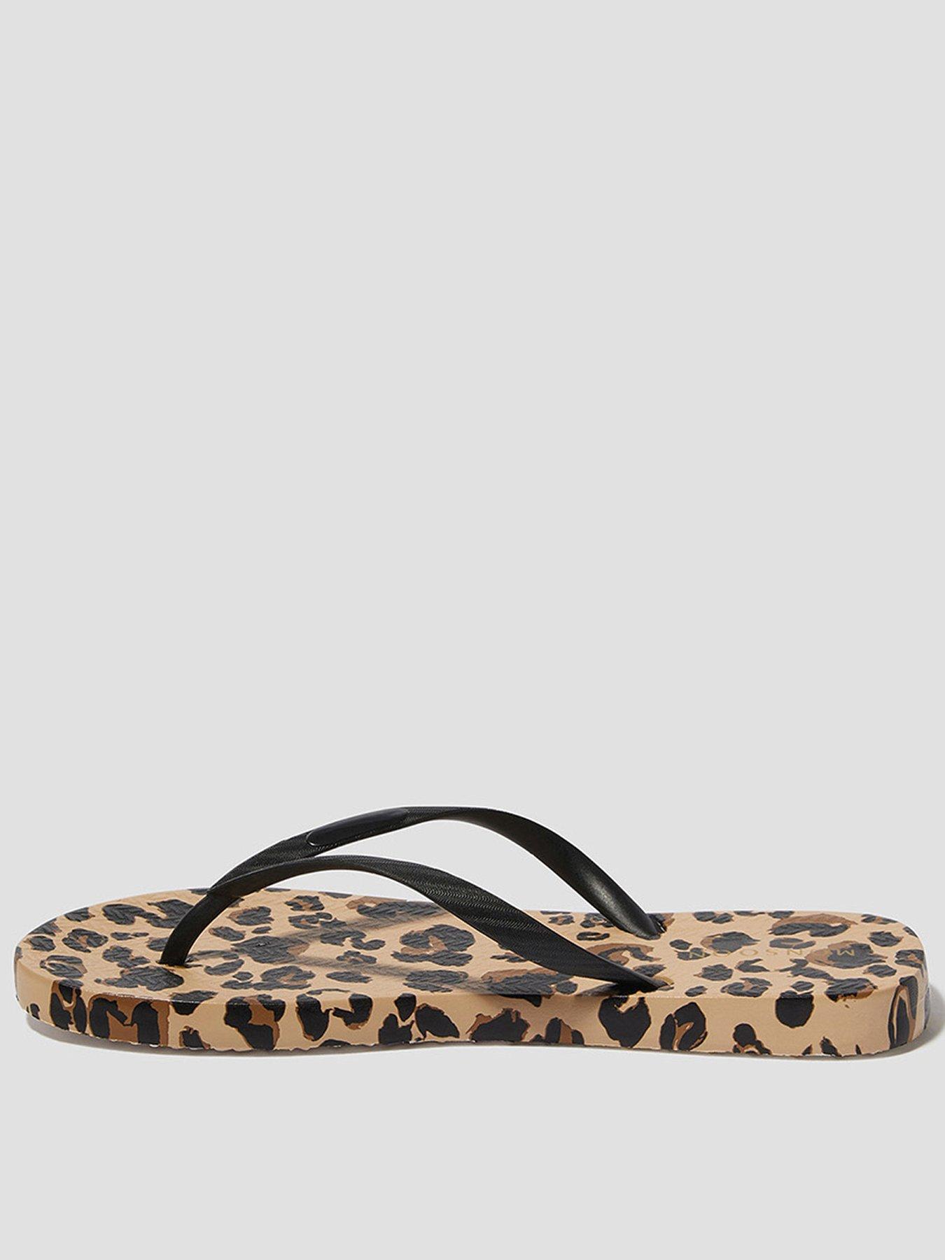 Monsoon Eva Leopard Flip Flop