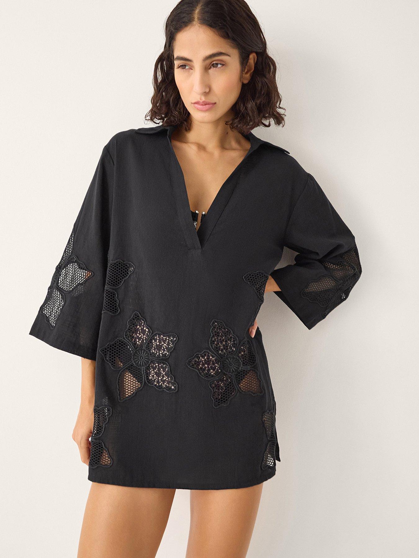 Image 1 of 5 of Monsoon Joanna Cutwork Shirt