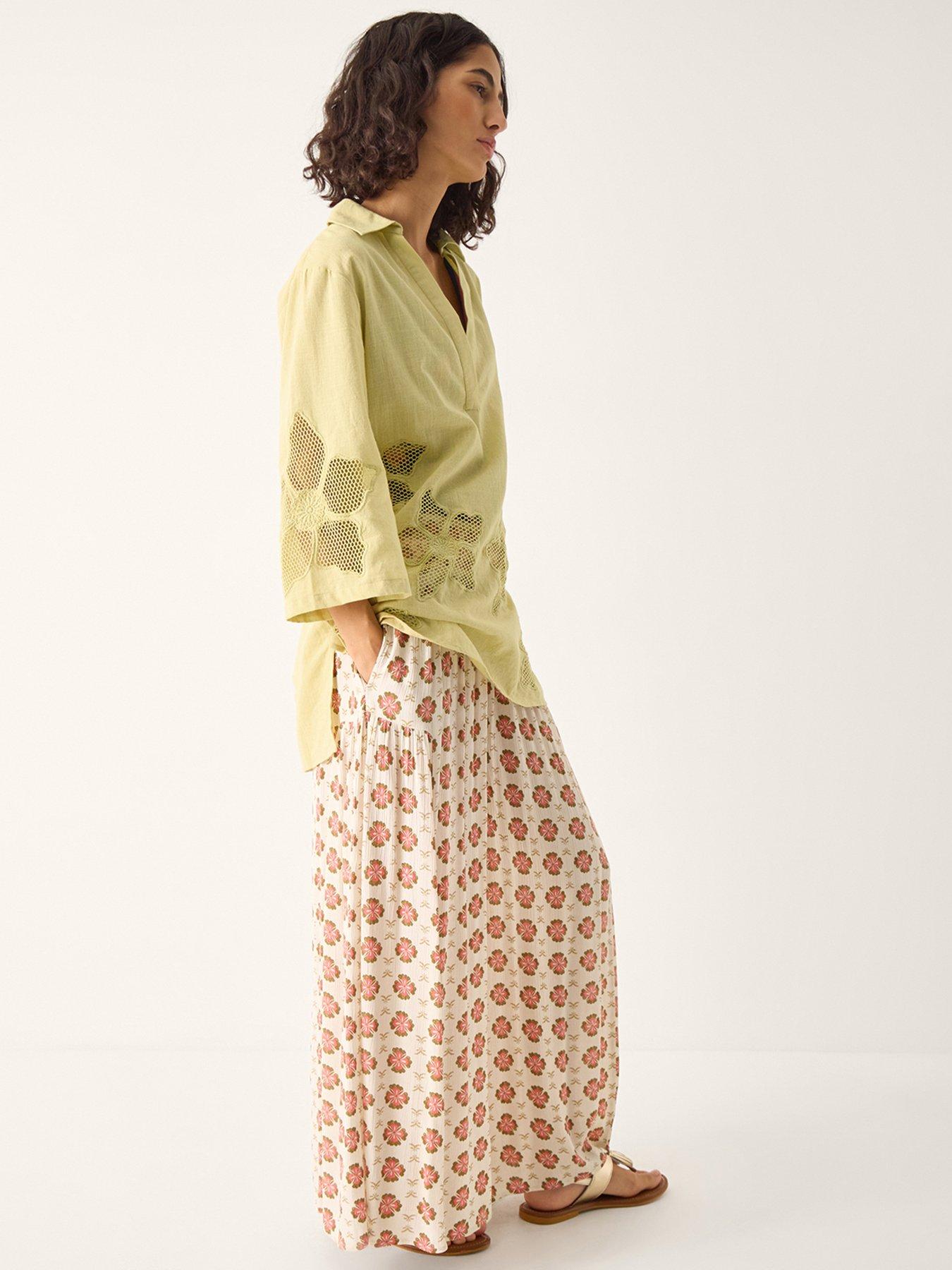 Image 3 of 6 of Monsoon Joanna Cutwork Shirt