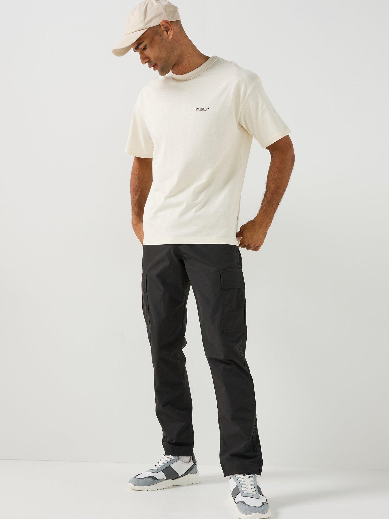 Image 3 of 6 of Jack & Jones Frederiksberg Back Graphic Crew Neck T-Shirt - White