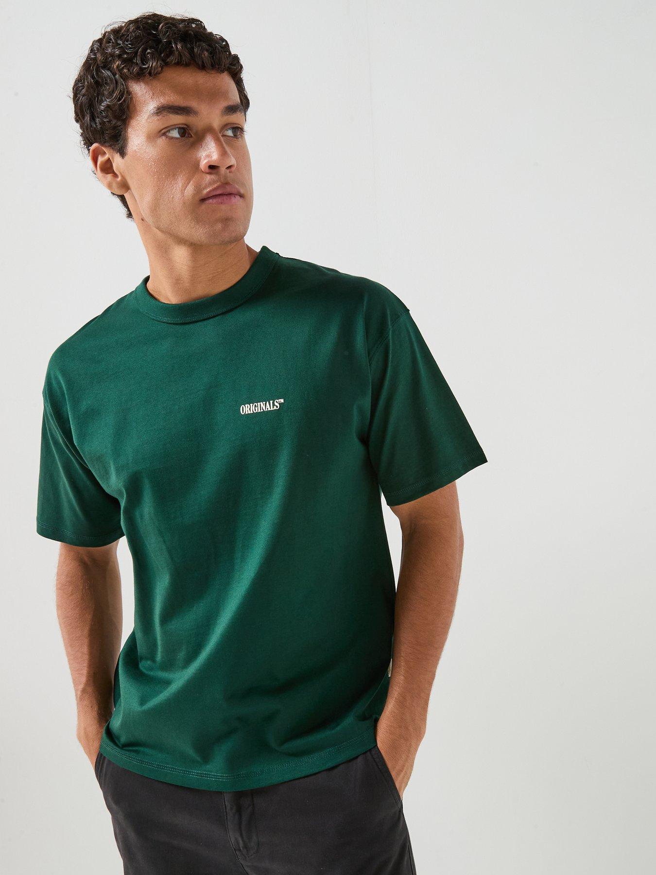 Image 3 of 5 of Jack & Jones Backprintet T-Shirt - Pine Grove Green