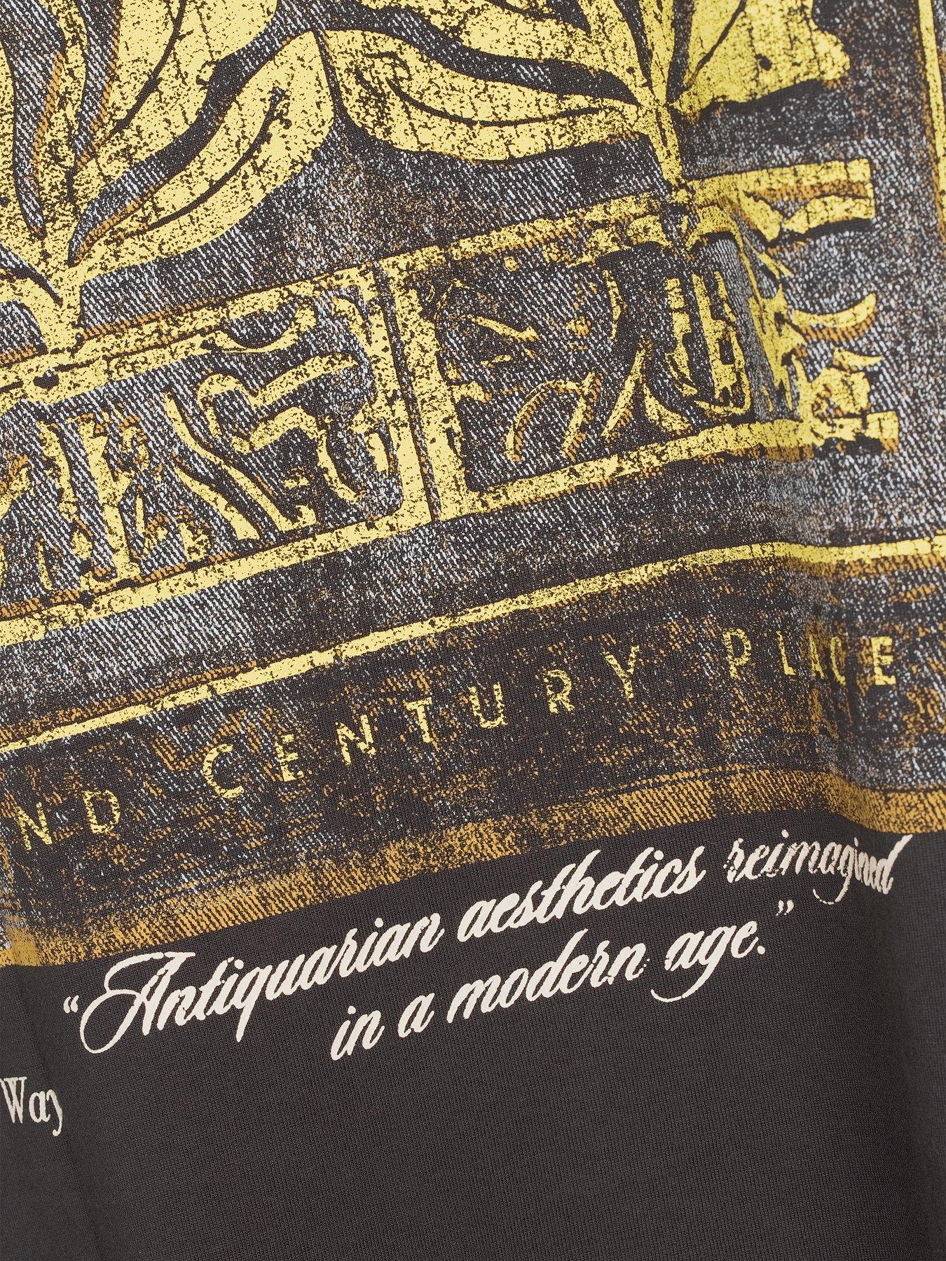 Image 4 of 5 of Jack & Jones Jack &amp; Jones Plus Salamanco Back Graphic T-Shirt