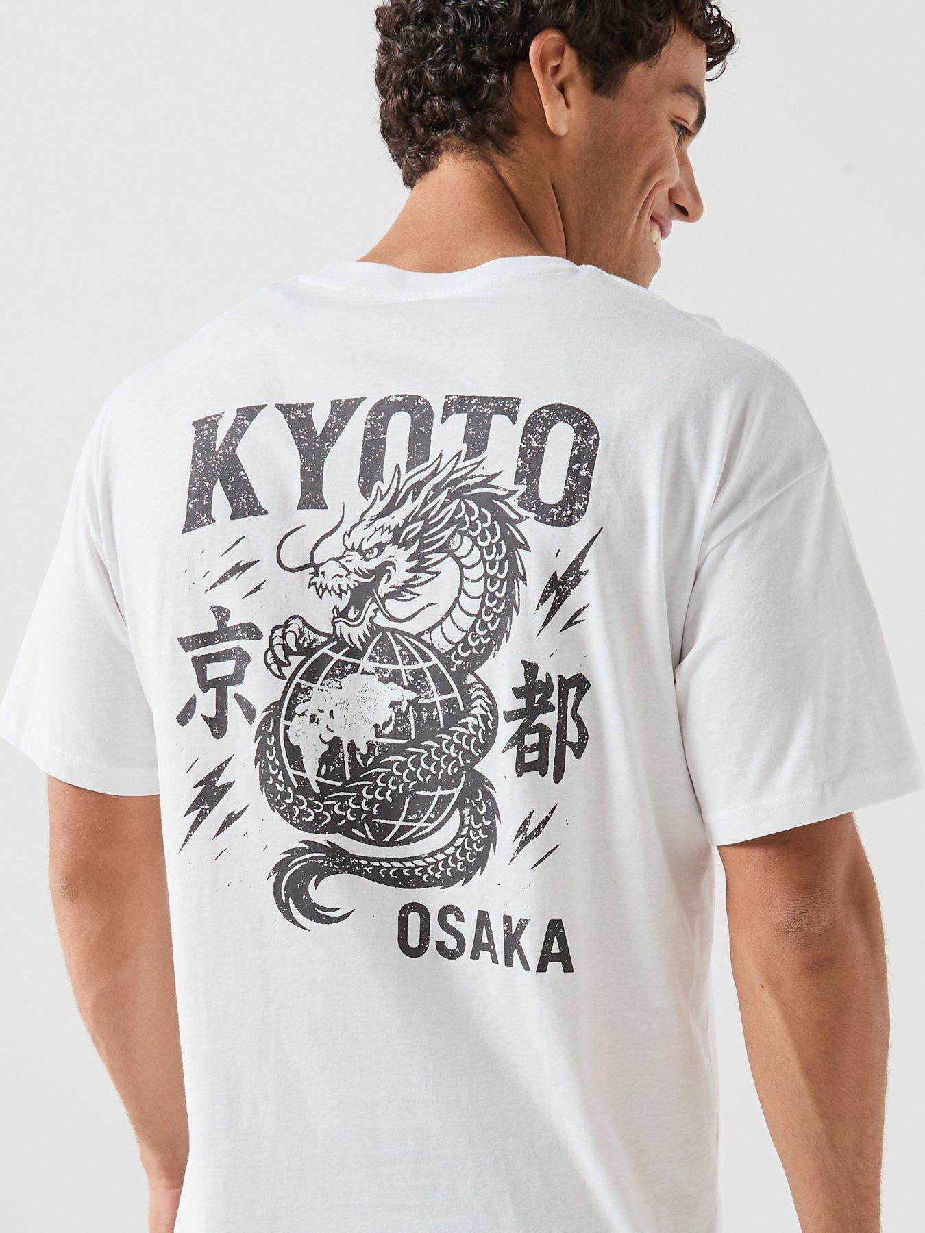 Image 4 of 5 of Jack & Jones Graphic Print T-Shirt - Bright White
