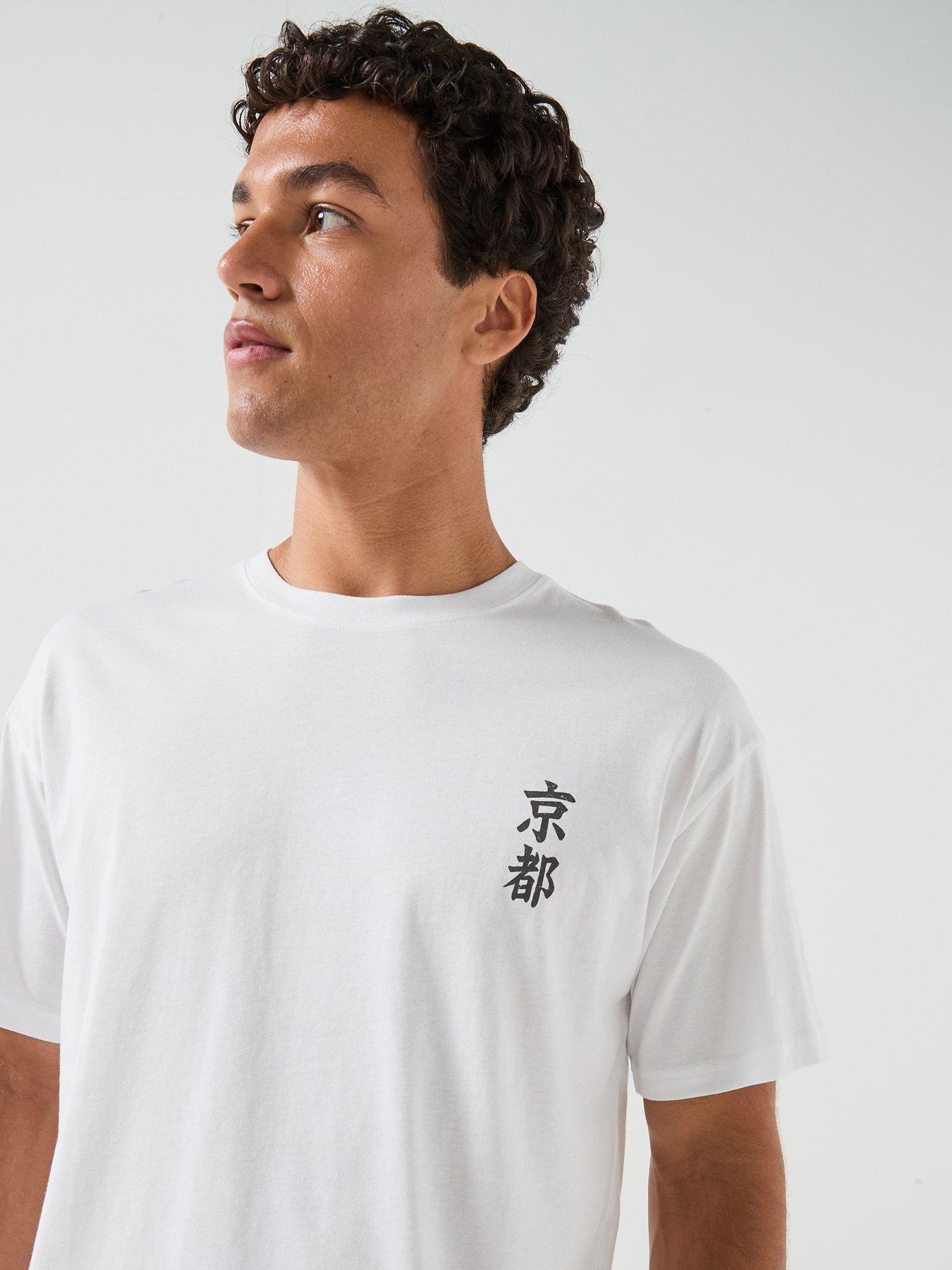 Image 5 of 5 of Jack & Jones Graphic Print T-Shirt - Bright White