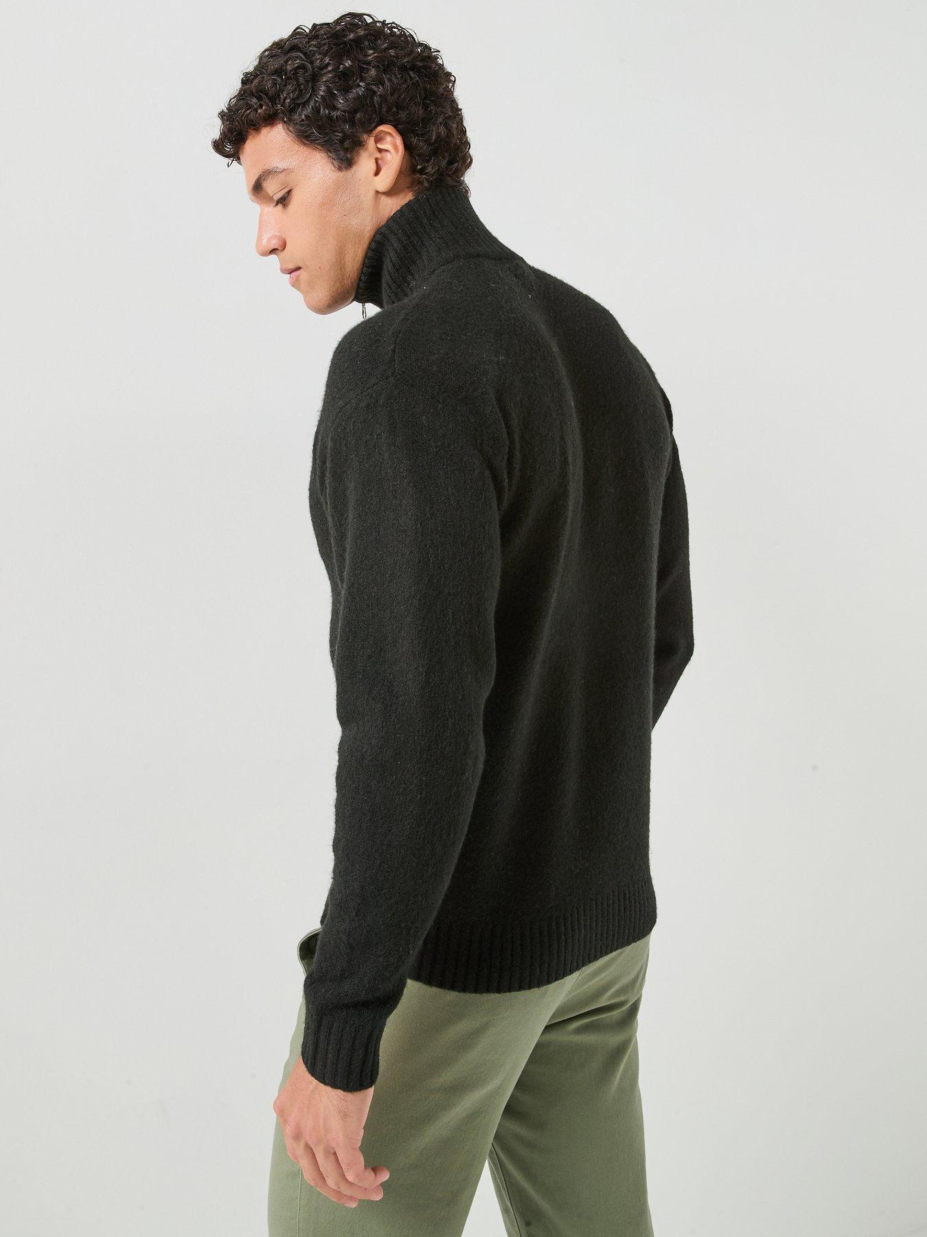 Image 2 of 5 of Jack & Jones Jack &amp; Jones Soho Ollie Half Zip Knitted Jumper