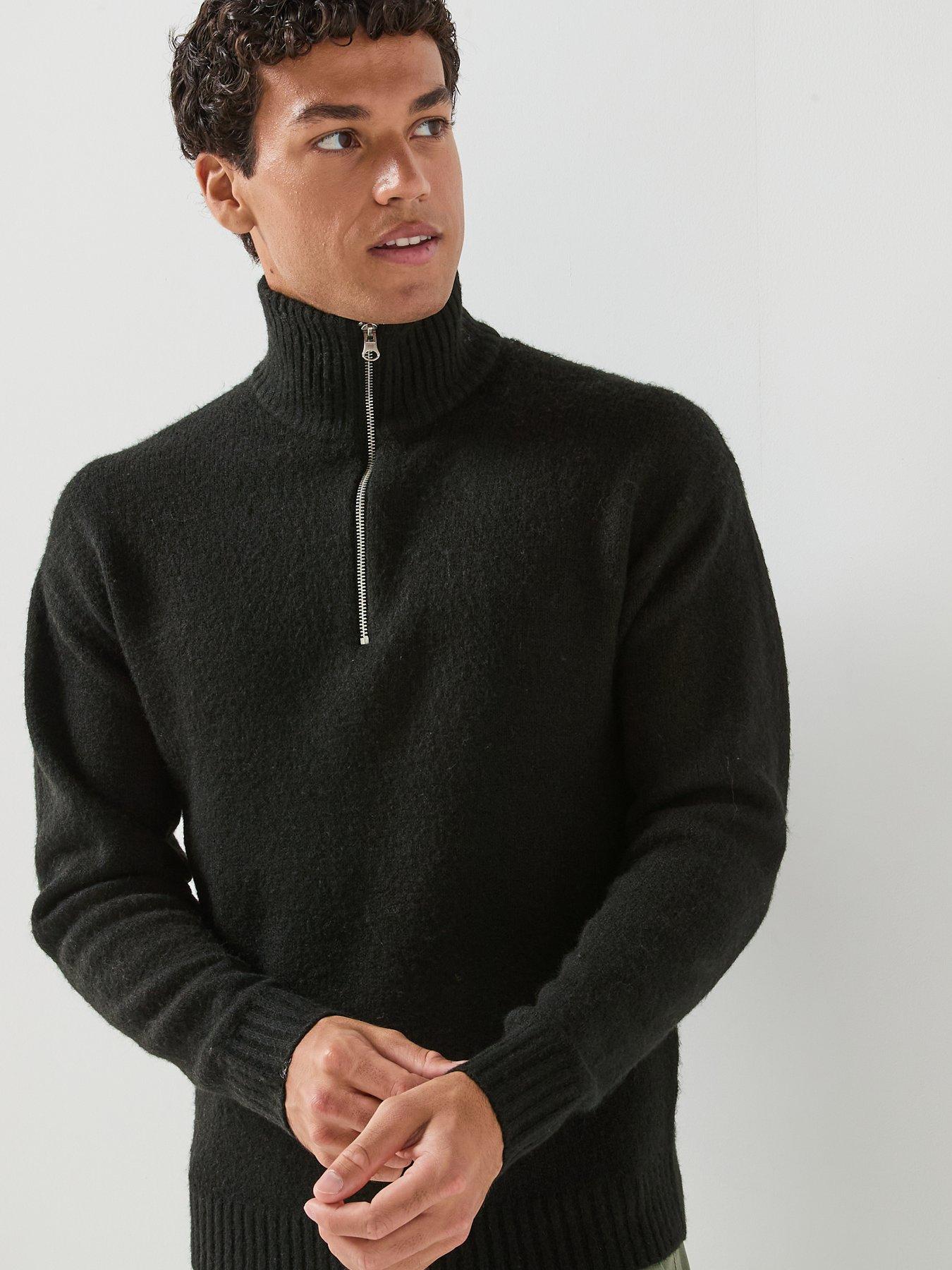 Image 5 of 5 of Jack & Jones Jack &amp; Jones Soho Ollie Half Zip Knitted Jumper
