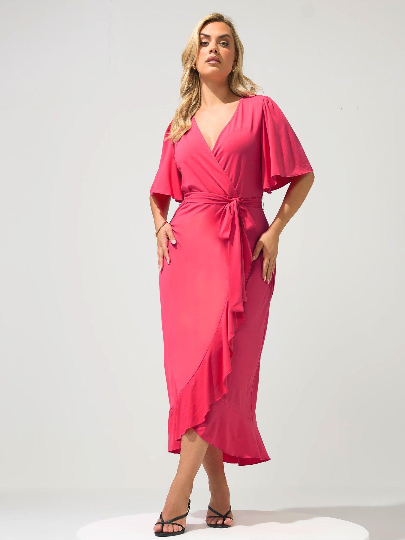 Yours Curve Ruffle Ity Dress