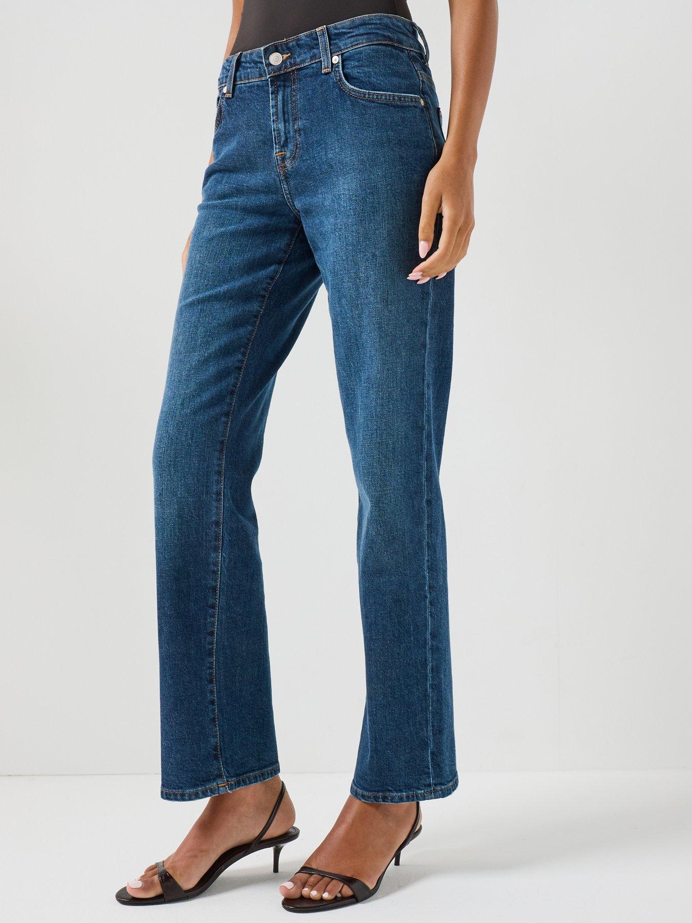 7 FOR ALL MANKIND Comfort Calie Straight Jeans - Indiglow Blue