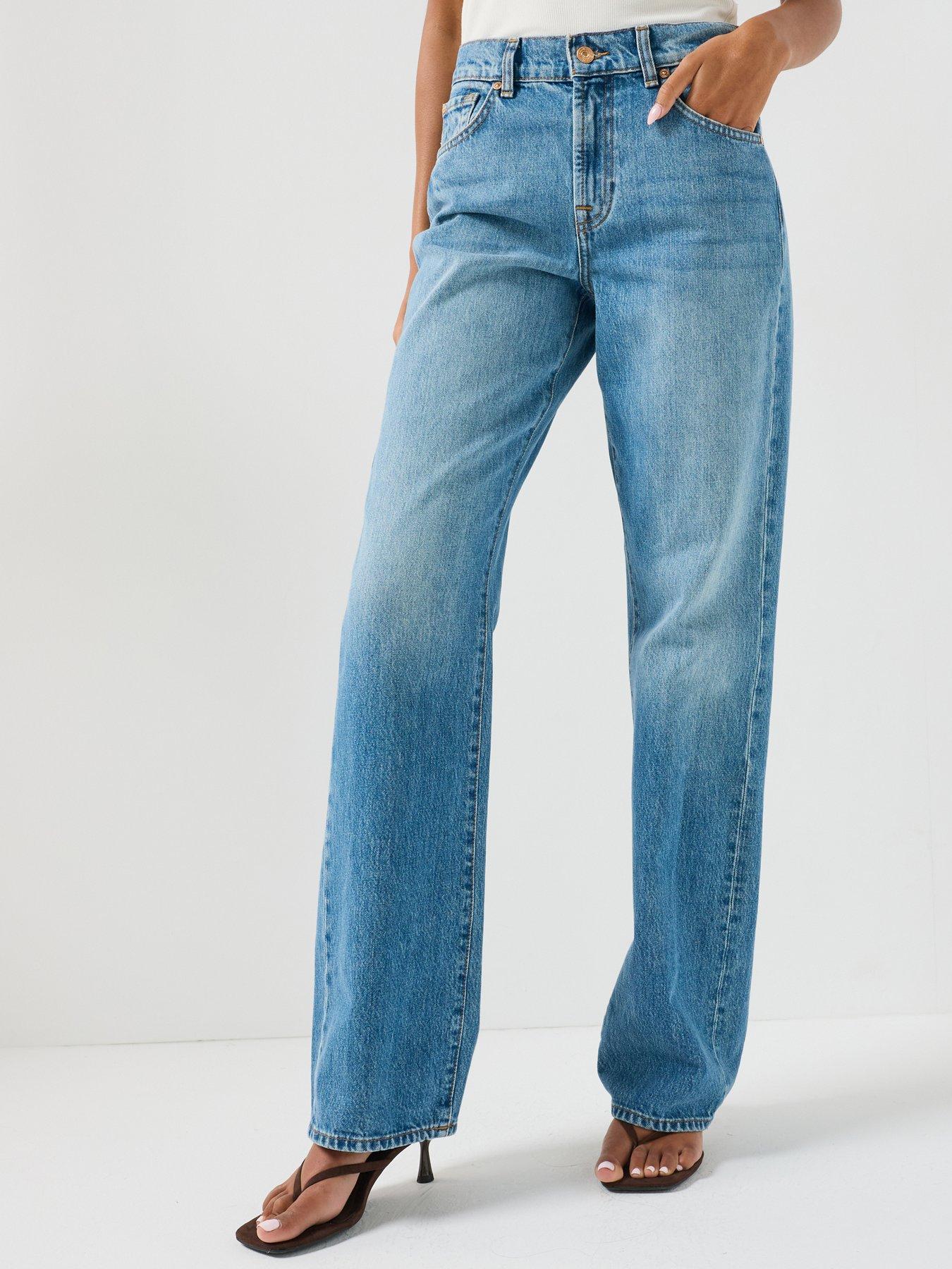 7 FOR ALL MANKIND Rigid Tess Jeans - Skyfrost Blue
