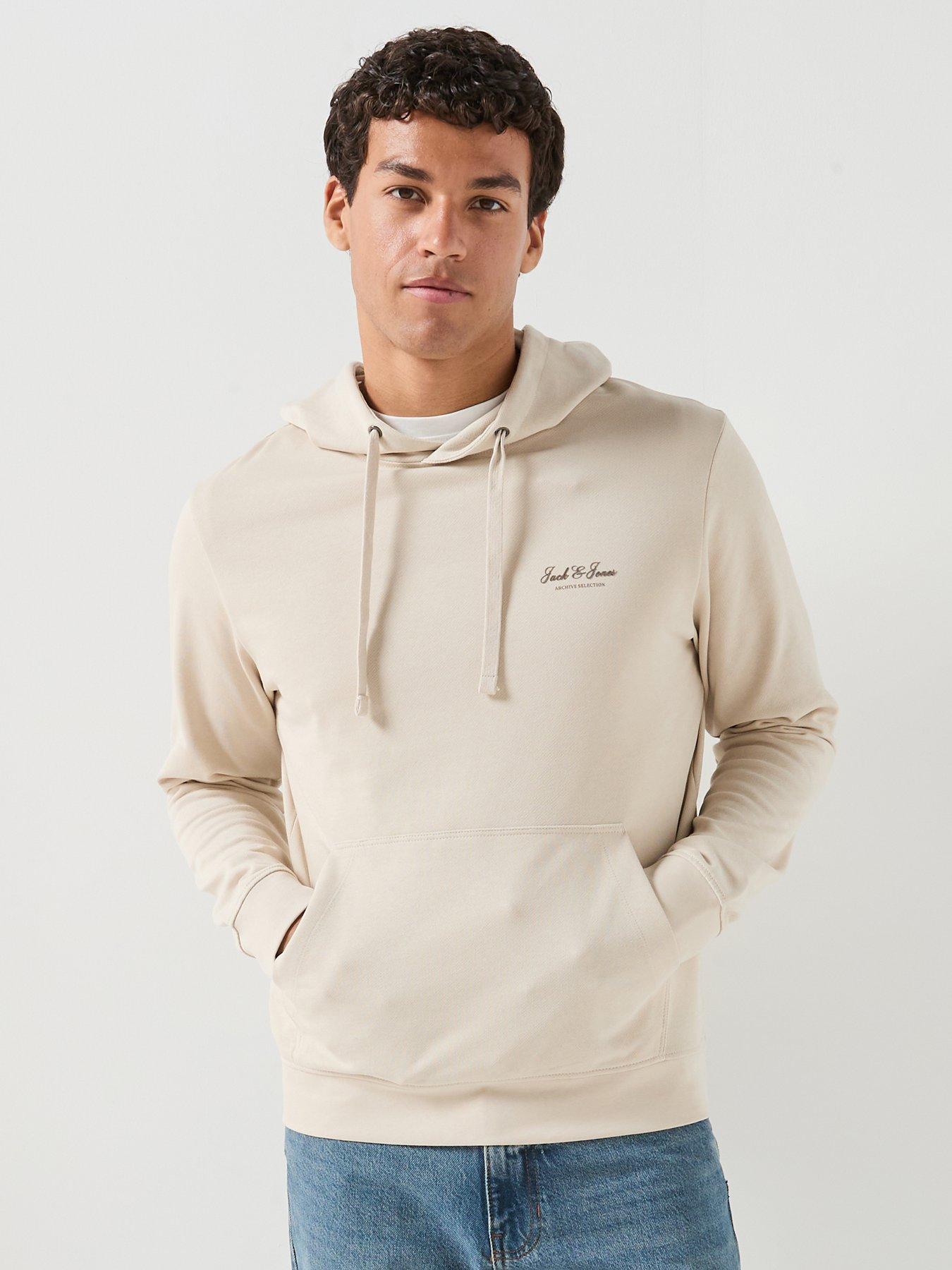 Jack & Jones Archive Hoodie - Cream