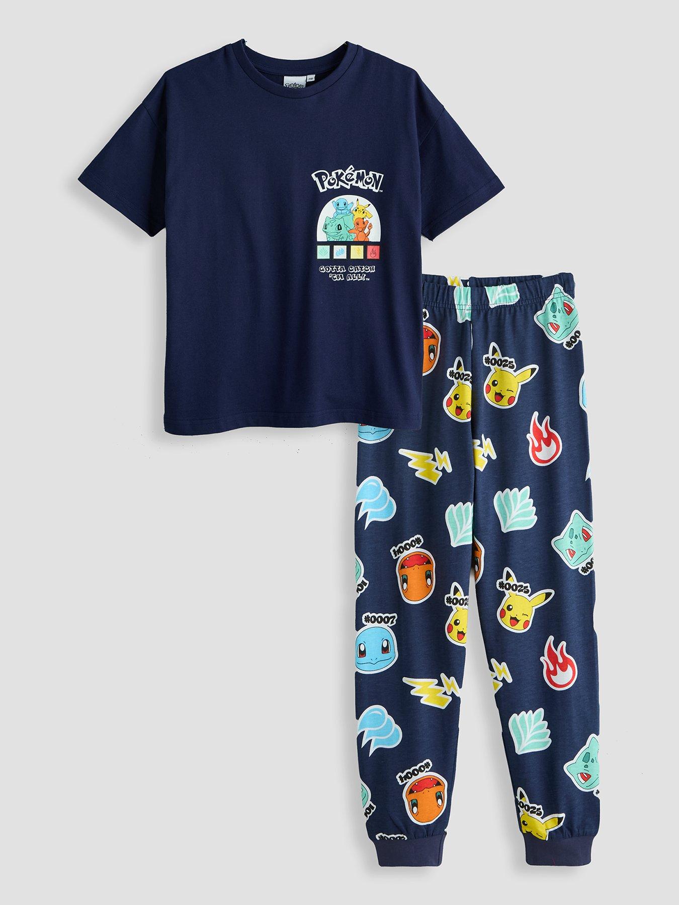 The Very Collection The Very Collection Boys Pokemon Printed Pyjamas (3 - 11 Years) - Navy