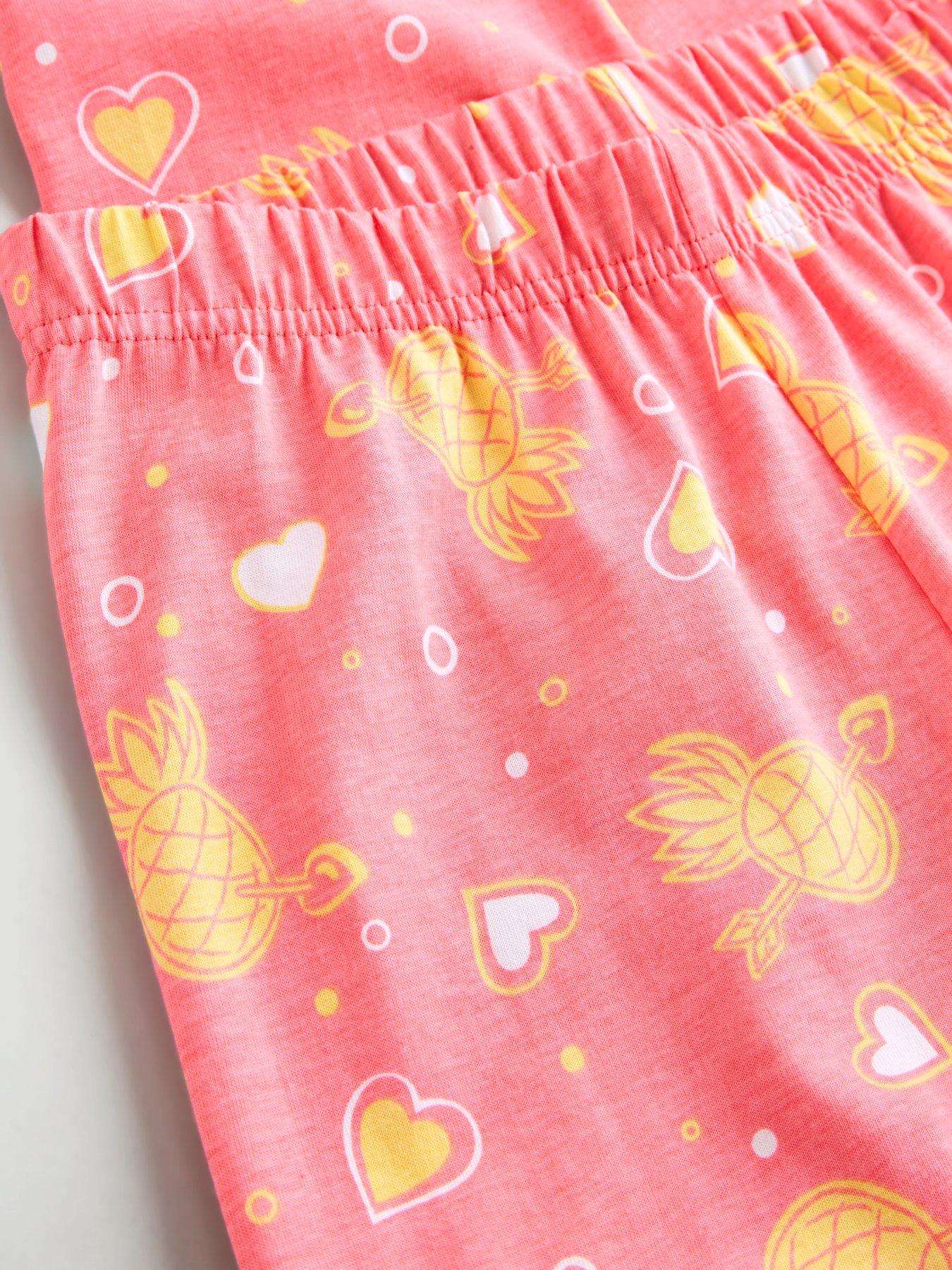 Image 6 of 6 of The Very Collection The Very Collection Kids' SpongeBob Slogan Print Pyjamas - Pink