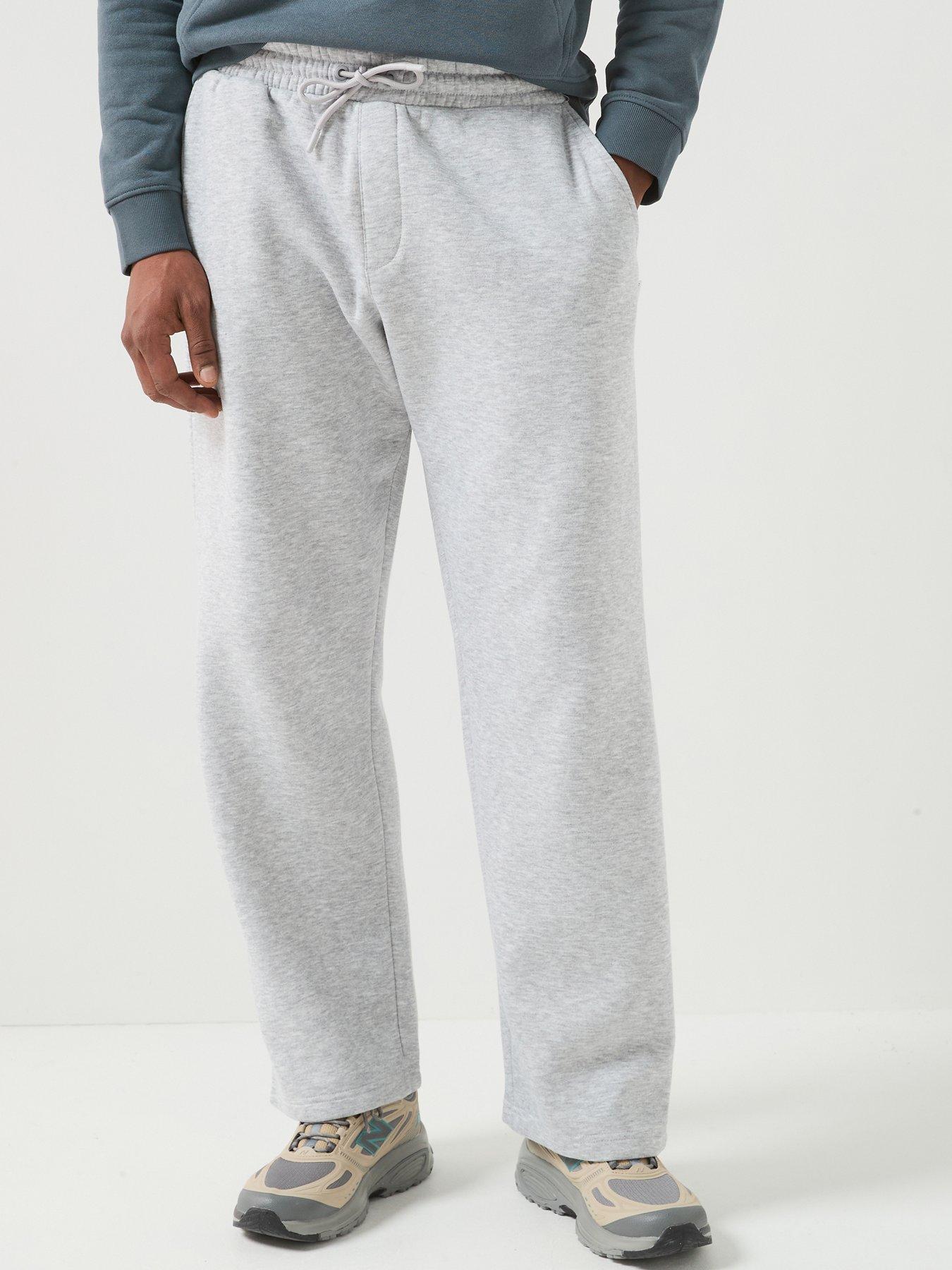 Jack & Jones Bill Bradley Wide Leg Joggers - Light Grey