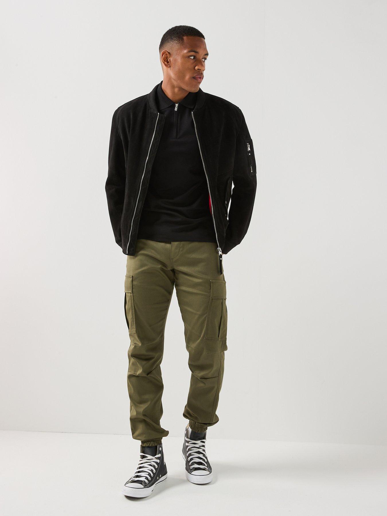 Image 6 of 6 of Jack & Jones Premium Ethan Zip Polo Shirt - Black