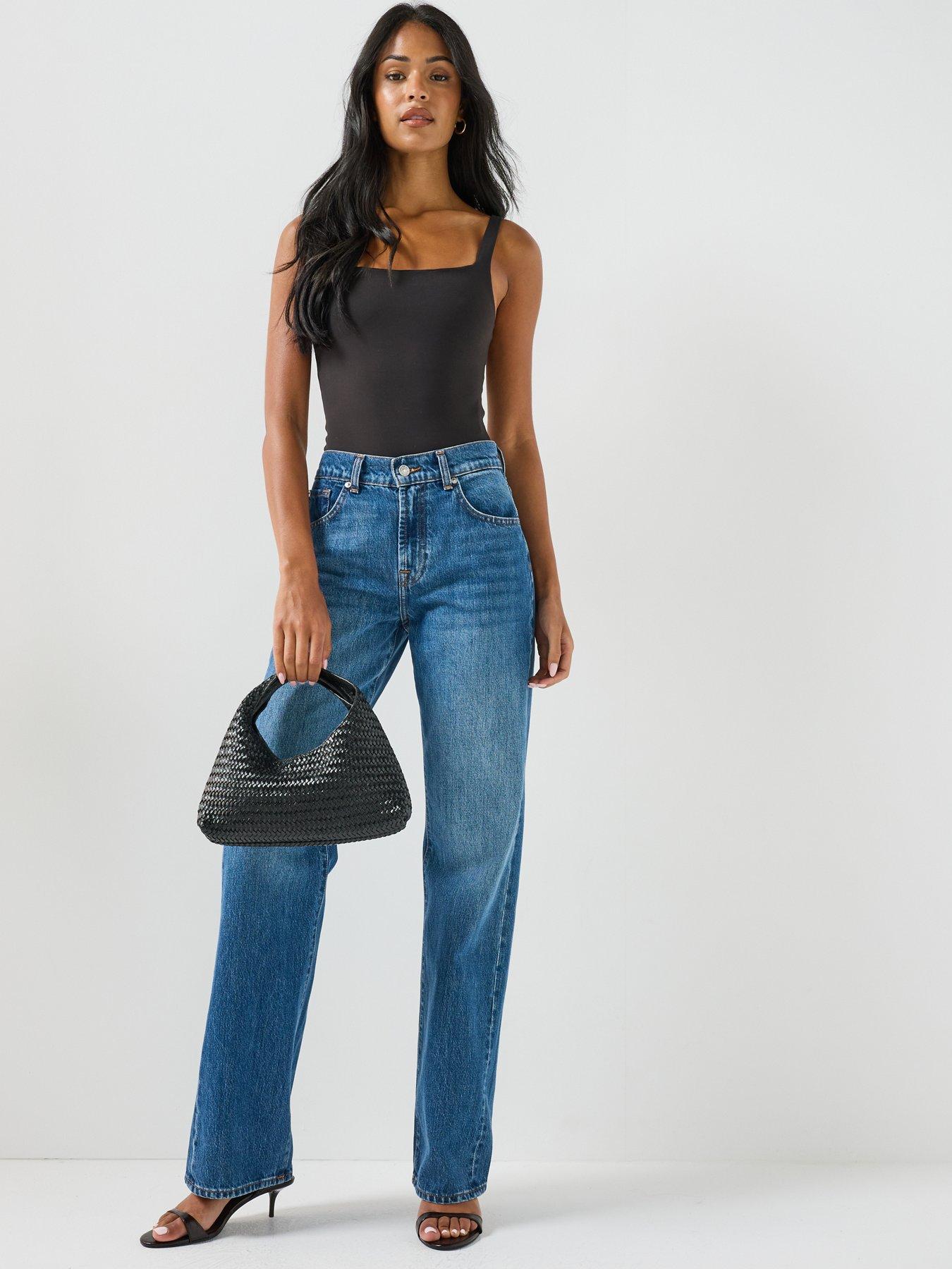 Image 3 of 6 of 7 FOR ALL MANKIND Rigid Tess Trouser&nbsp;- Blue