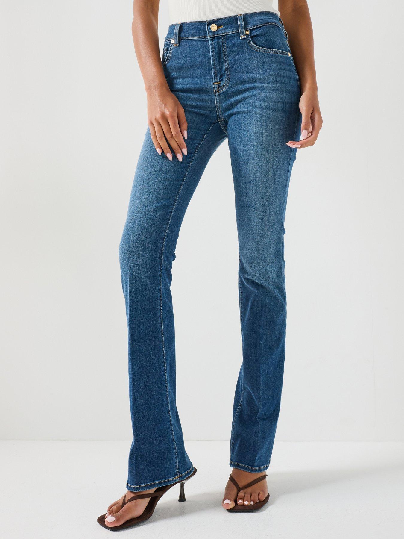 7 FOR ALL MANKIND Bair Bootcut Jeans - Duchess Blue