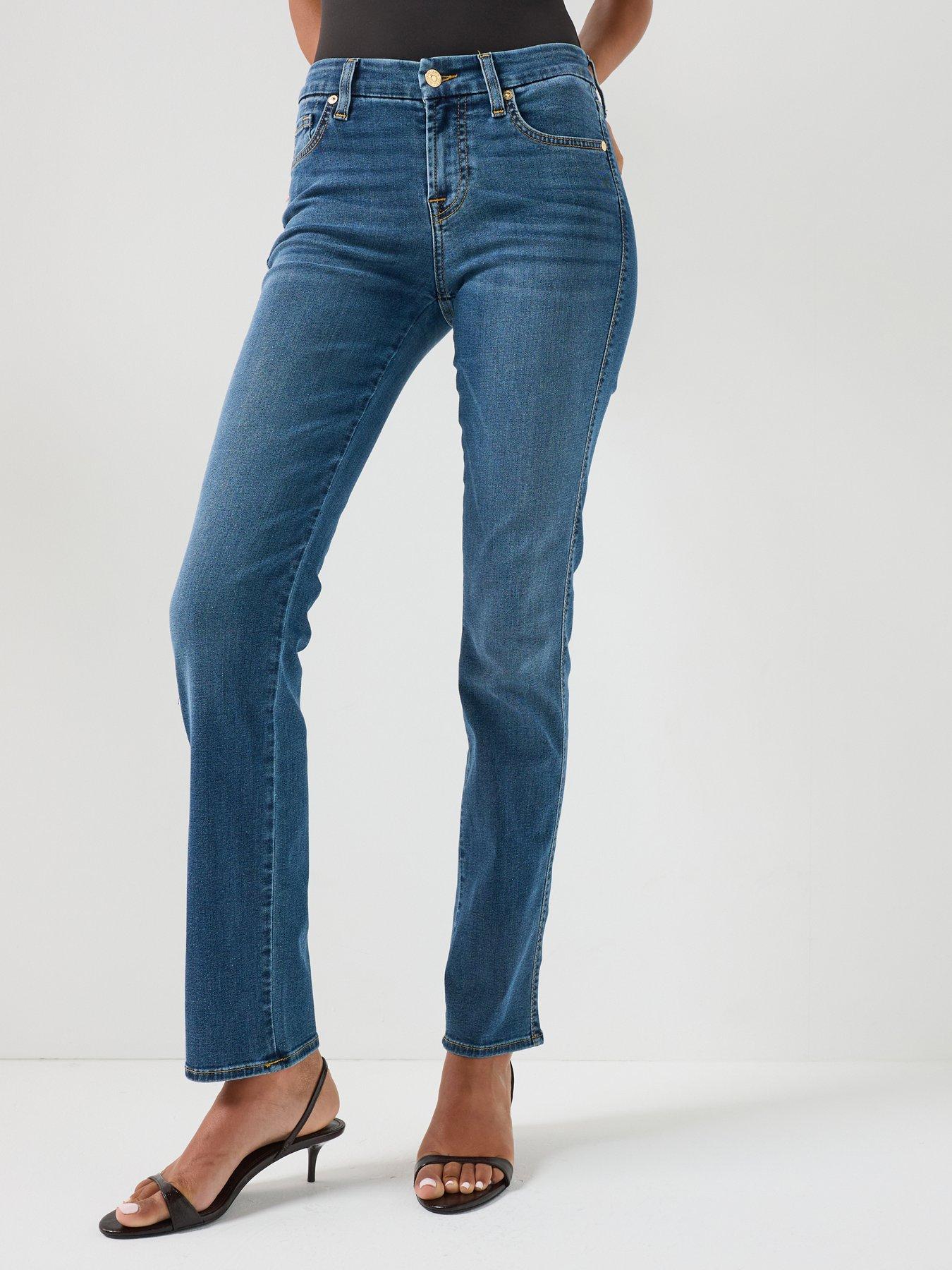 7 FOR ALL MANKIND Bair Kimmie Straight In Duchess - Blue