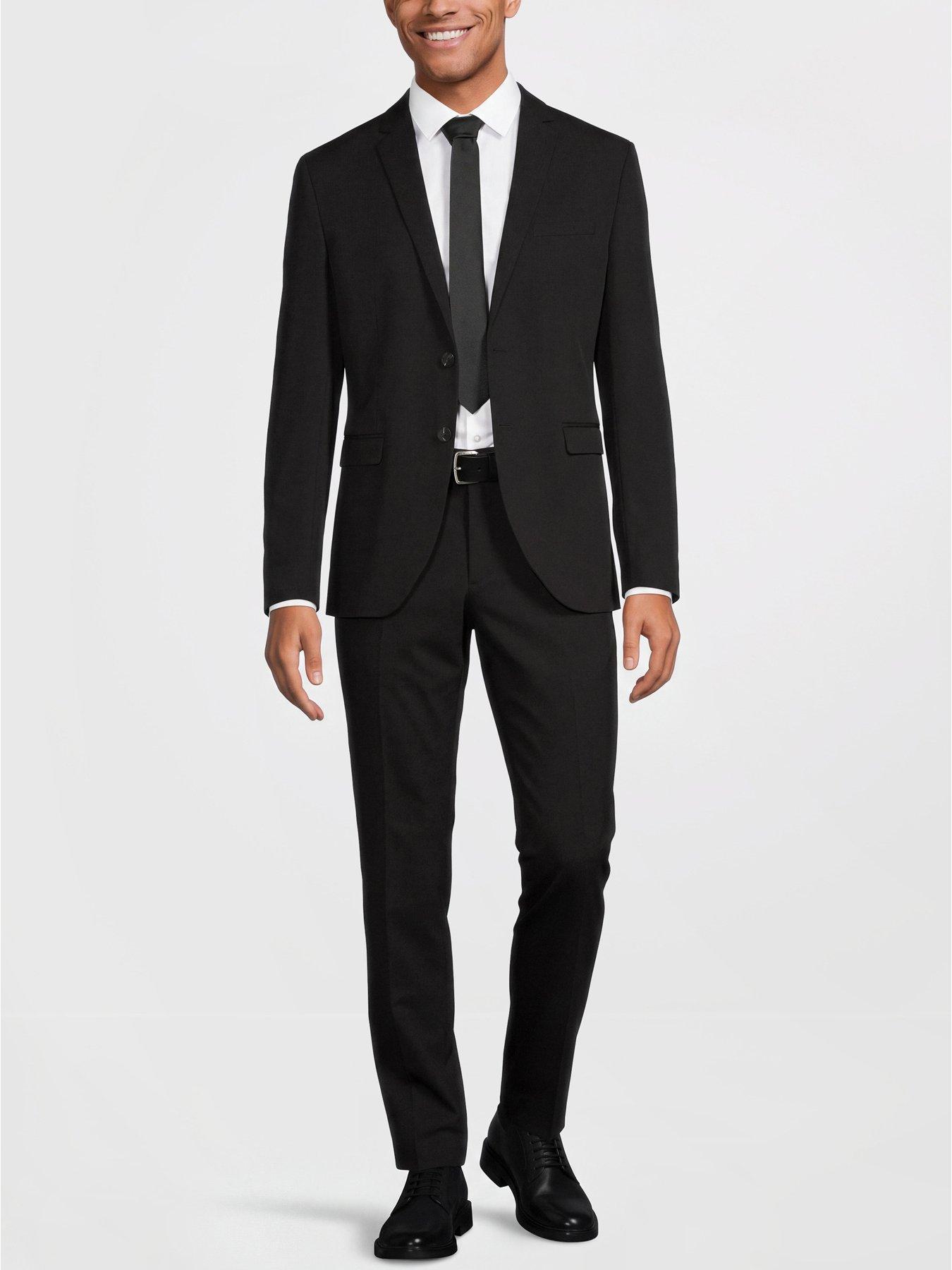 Image 3 of 6 of Jack & Jones Mens Franco Suit Trouser - Black