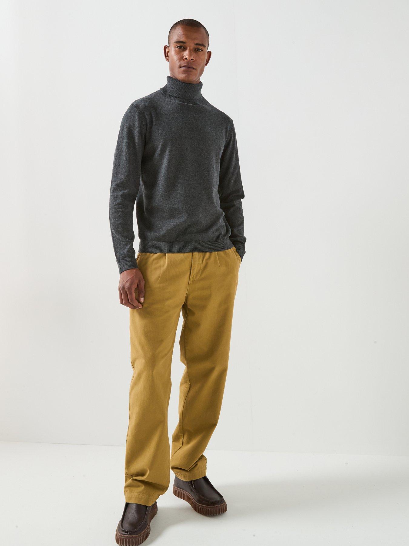 Image 3 of 6 of Jack & Jones Basic Roll Neck Knitted Jumper - Dark Grey Melange