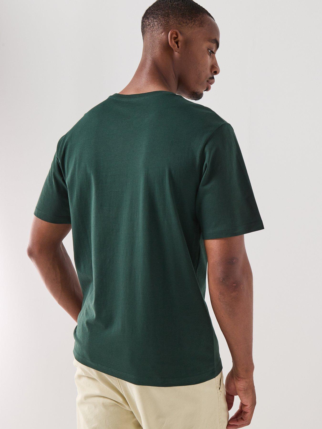 Image 2 of 4 of Jack & Jones Logo T-Shirt - Dark Green