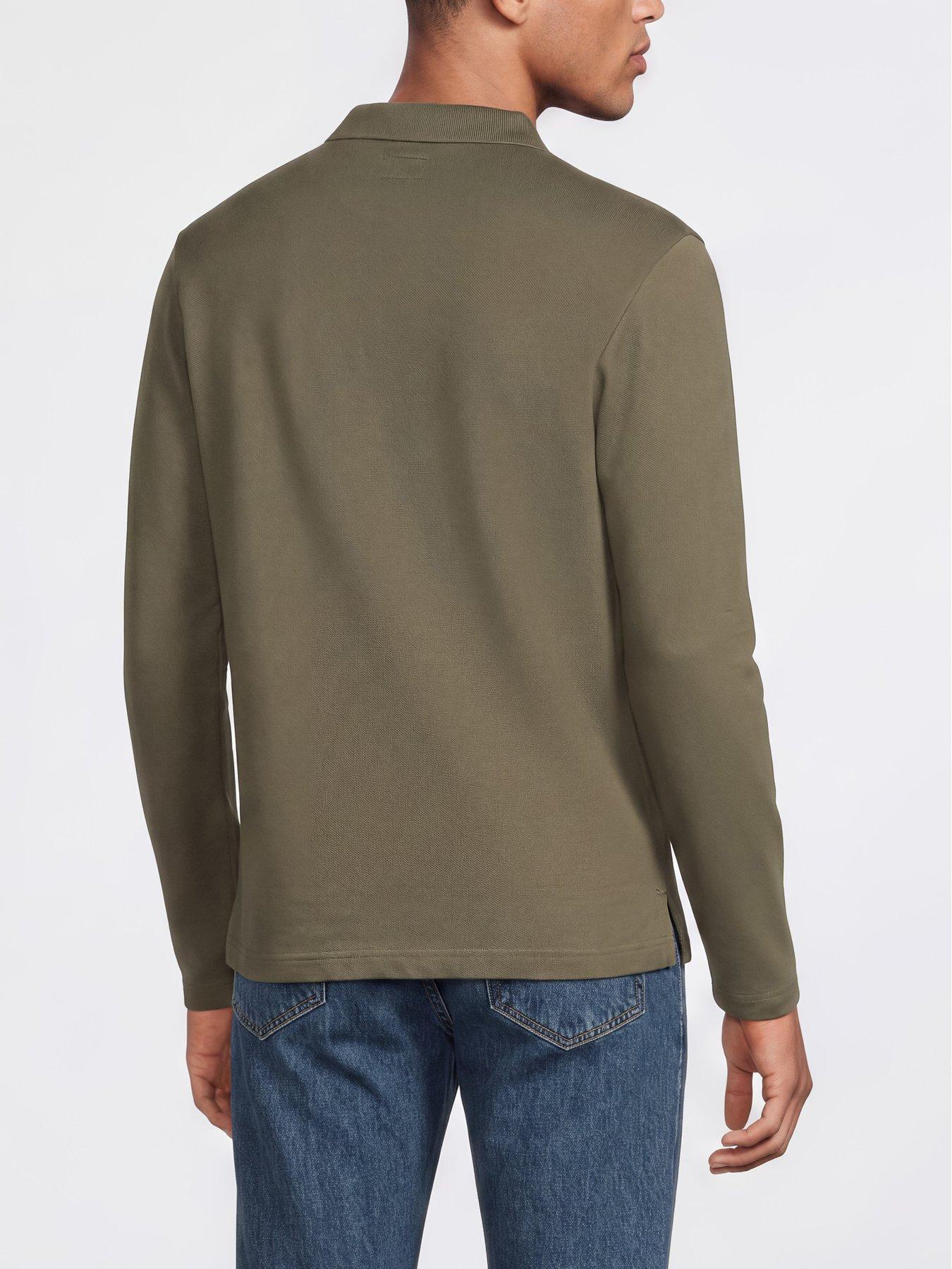 Image 3 of 5 of Jack & Jones Jack &amp; Jones Premium Ethan Long Sleeve Polo Shirt 2 Pack