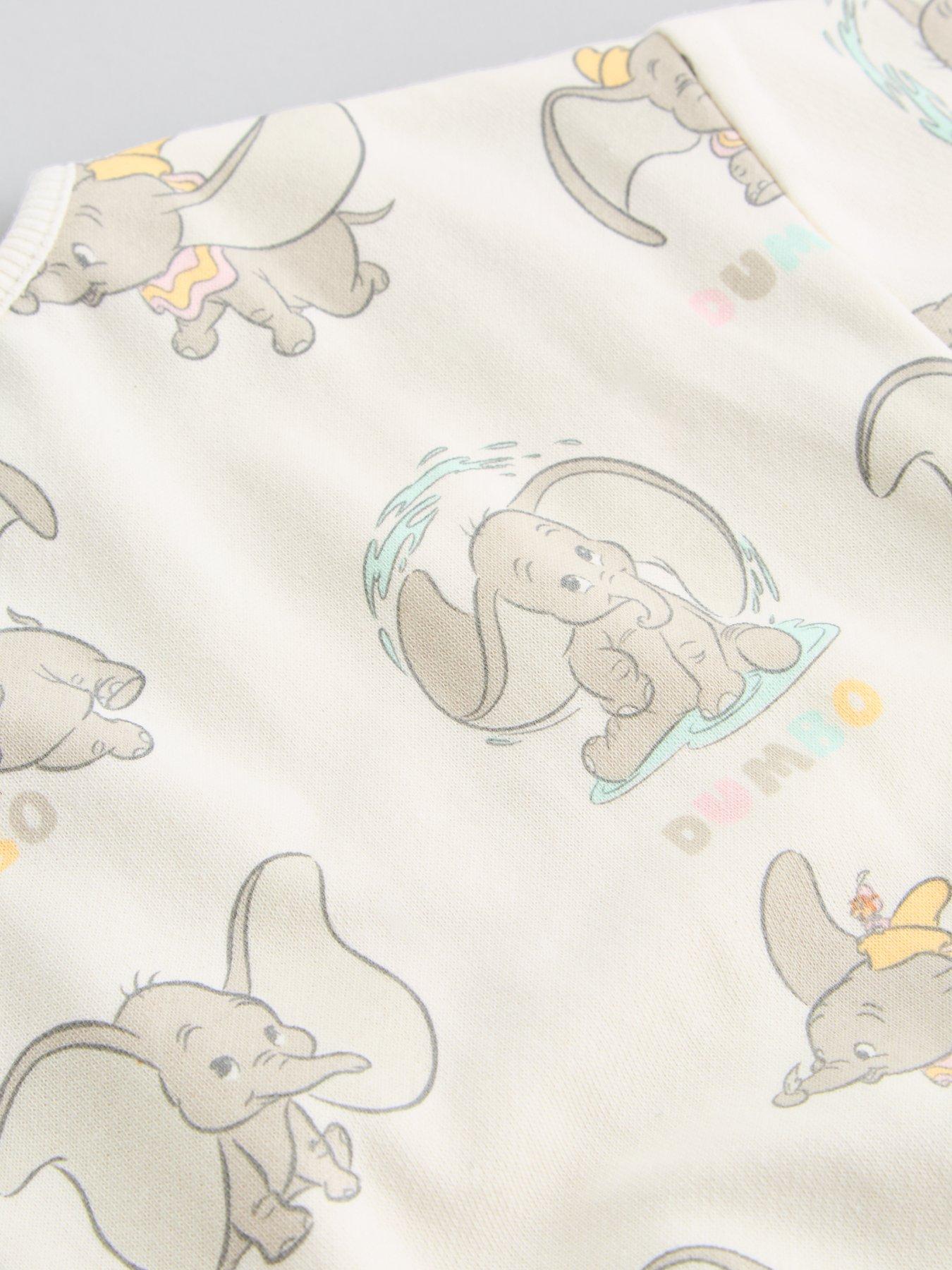 Image 4 of 4 of The Very Collection Girls Dumbo Printed Sweatshirt and Leggings Set - Grey/White