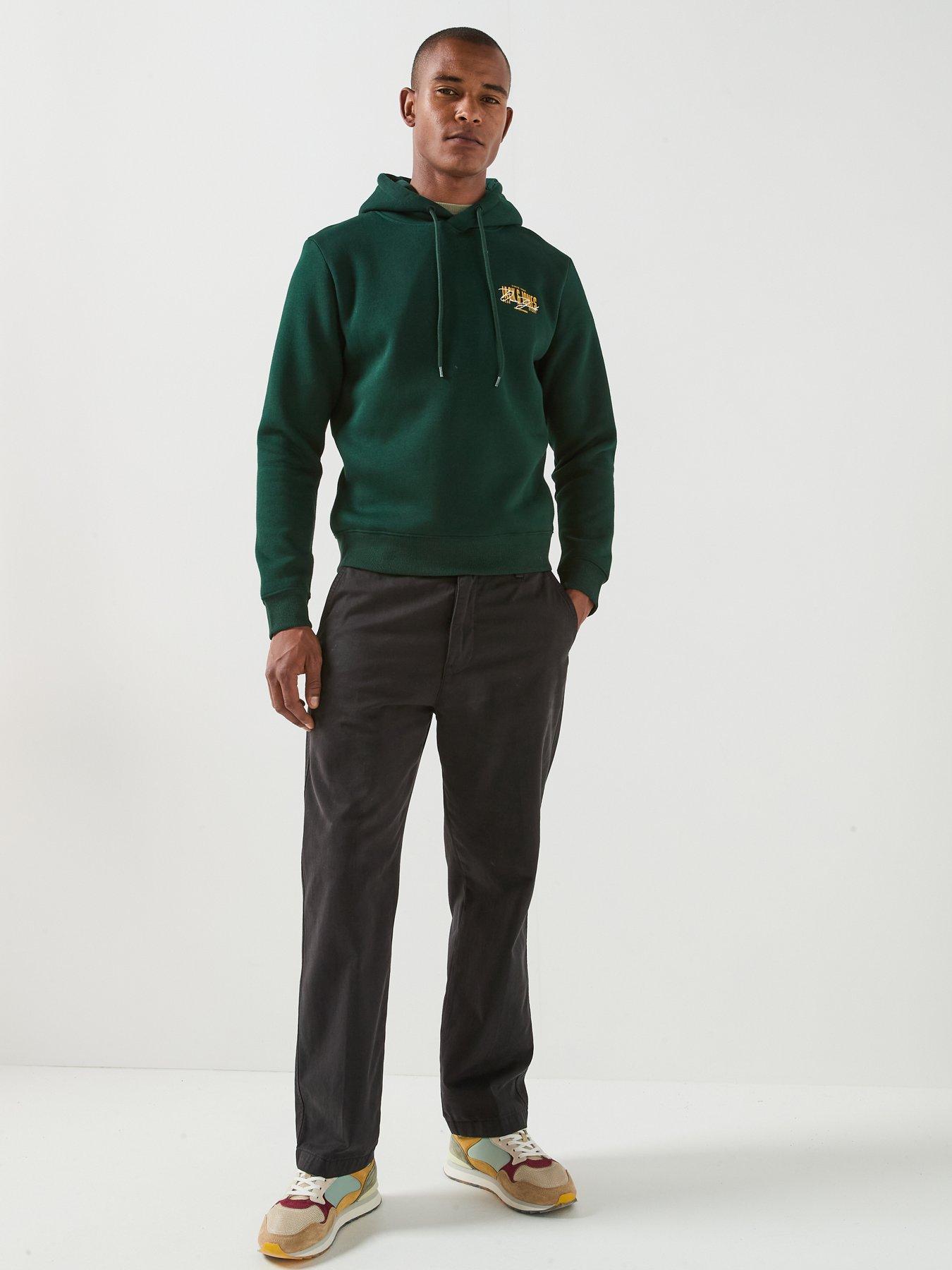 Image 3 of 5 of Jack & Jones Men's Aero Logo Hoodie&nbsp;- Green