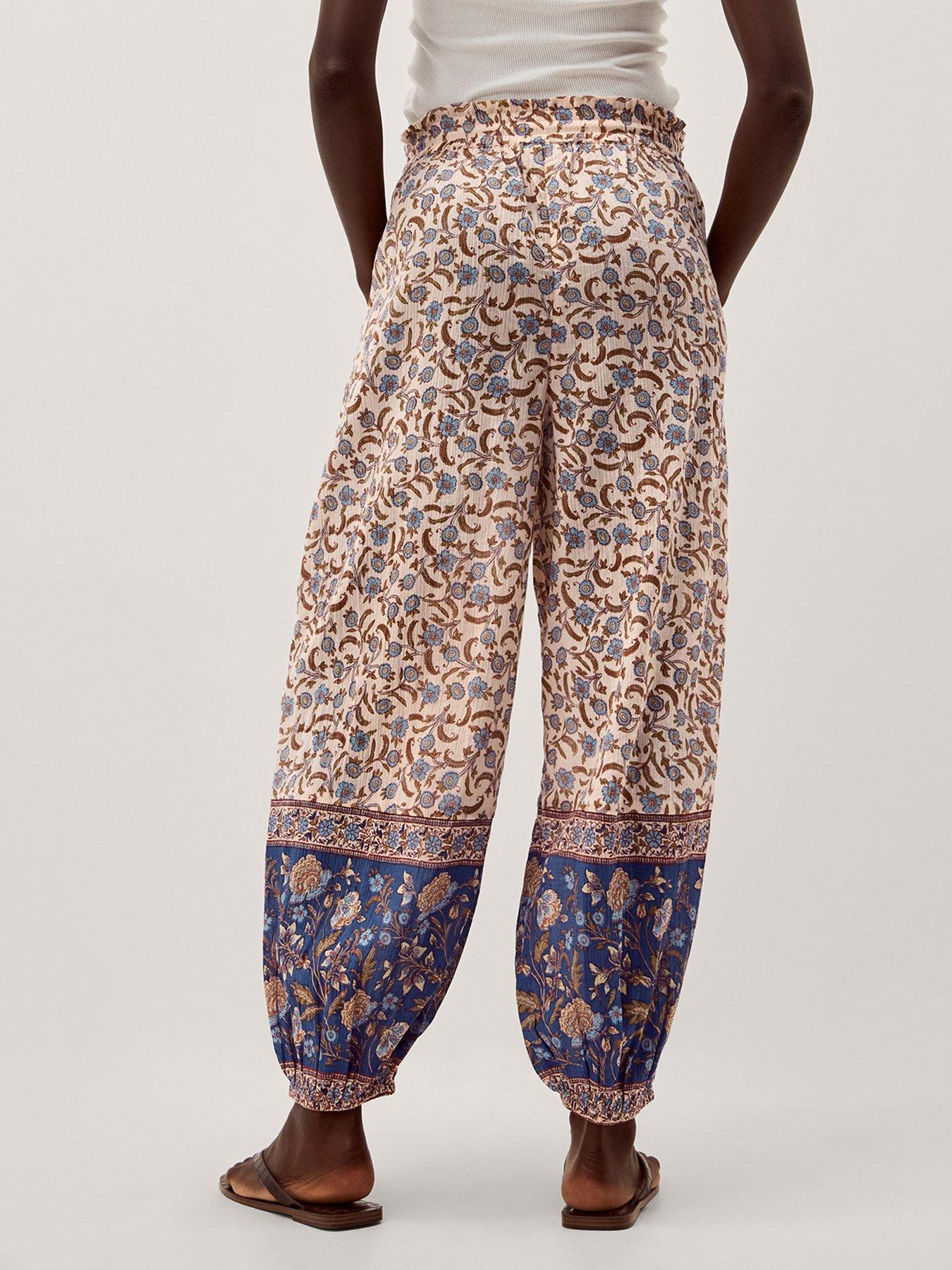 Image 2 of 6 of Monsoon Ari Balloon Trousers - Blue