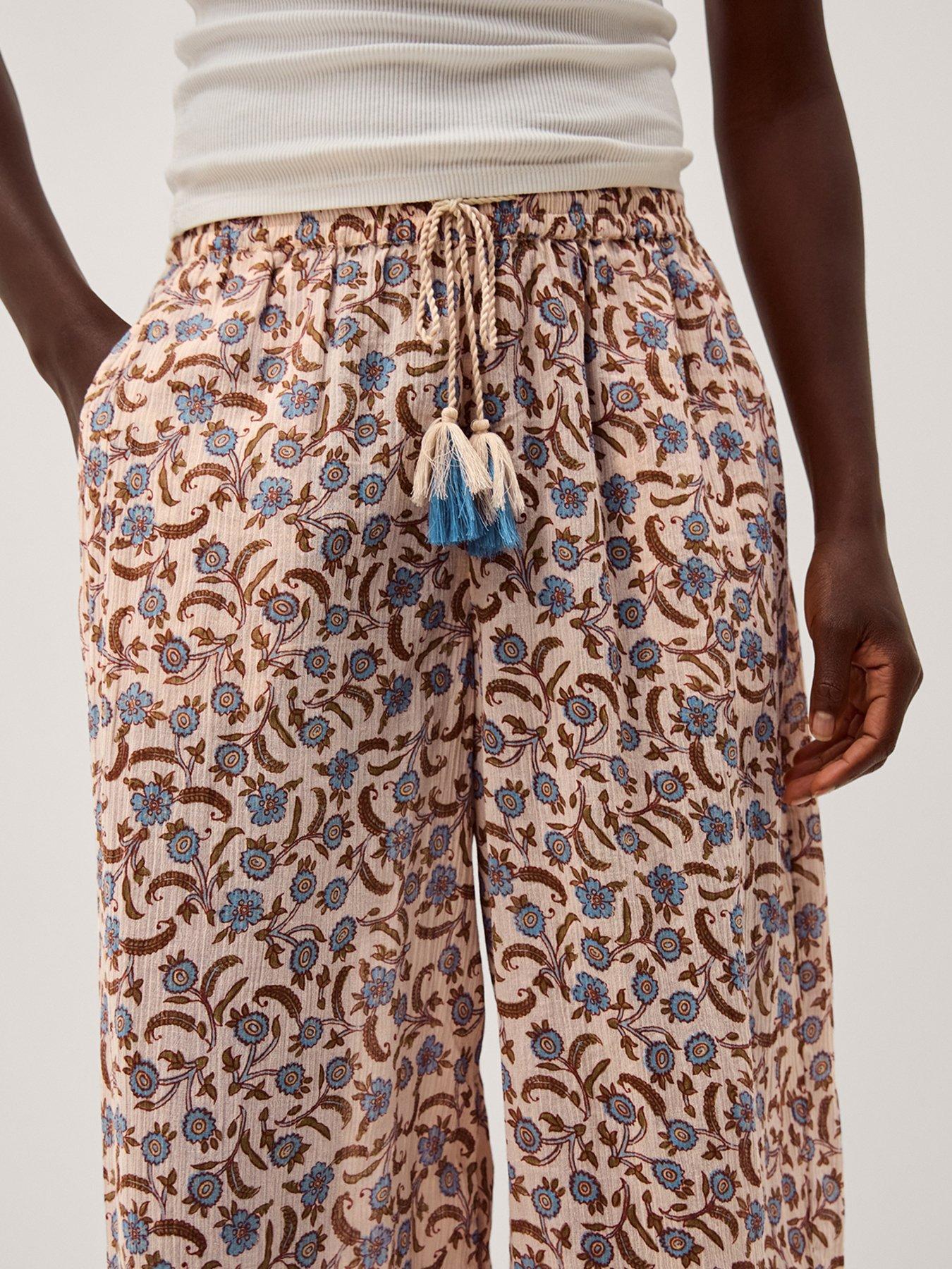 Image 5 of 6 of Monsoon Ari Balloon Trousers - Blue