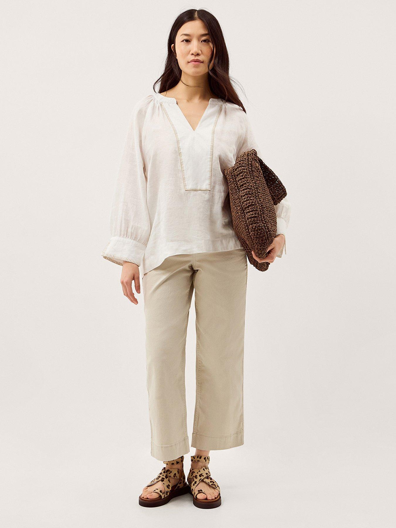 Image 3 of 5 of Monsoon Frida Linen Top