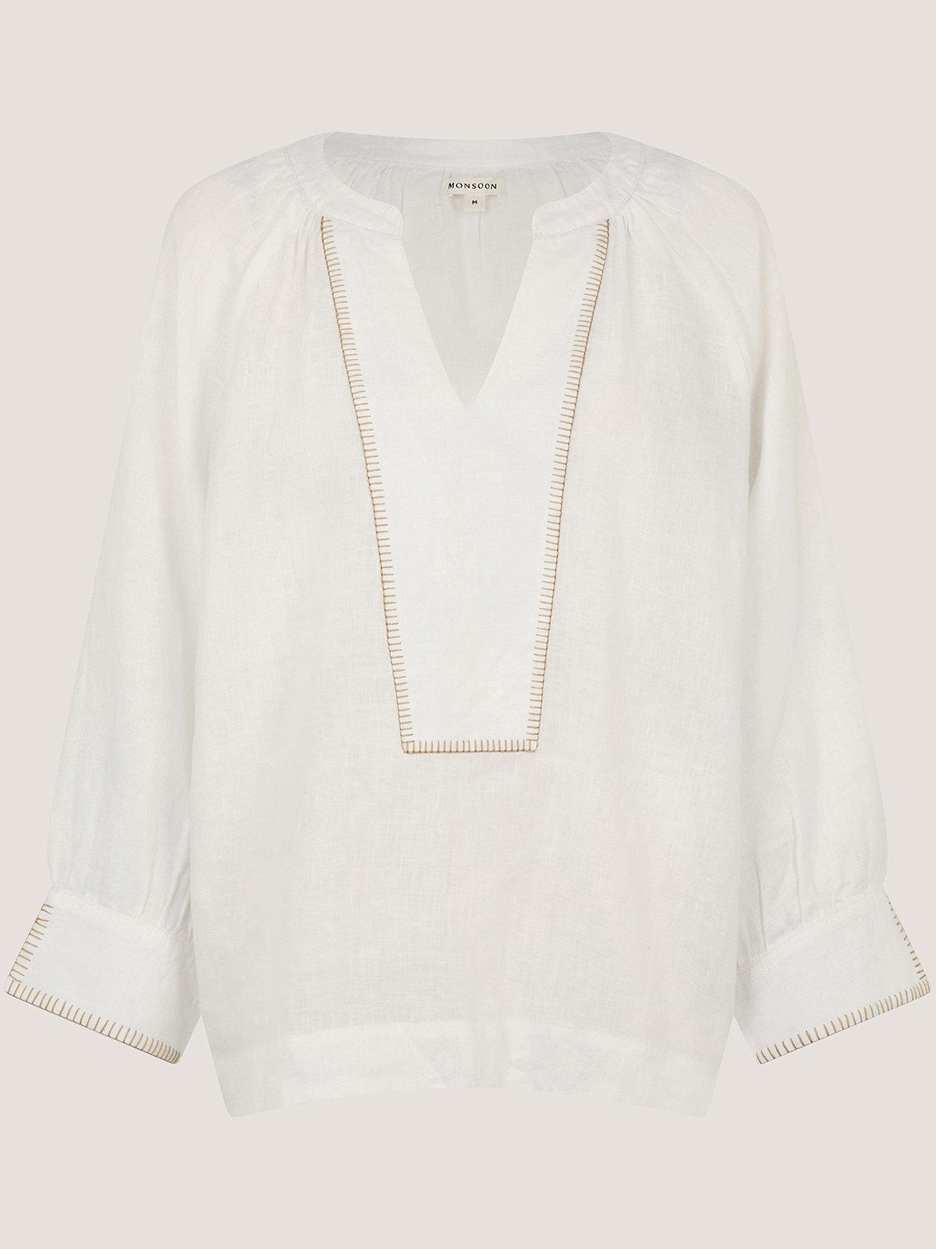 Image 5 of 5 of Monsoon Frida Linen Top