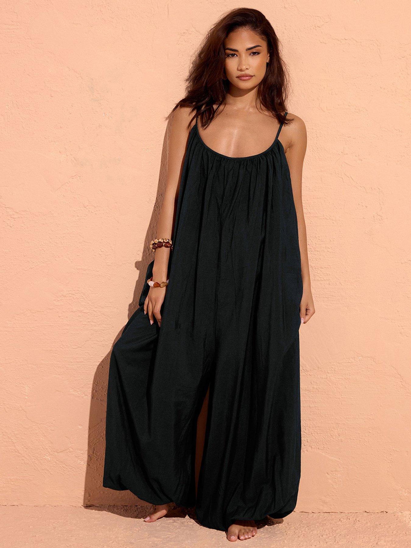 PixieGirl Petite Balloon Detail Jumpsuit