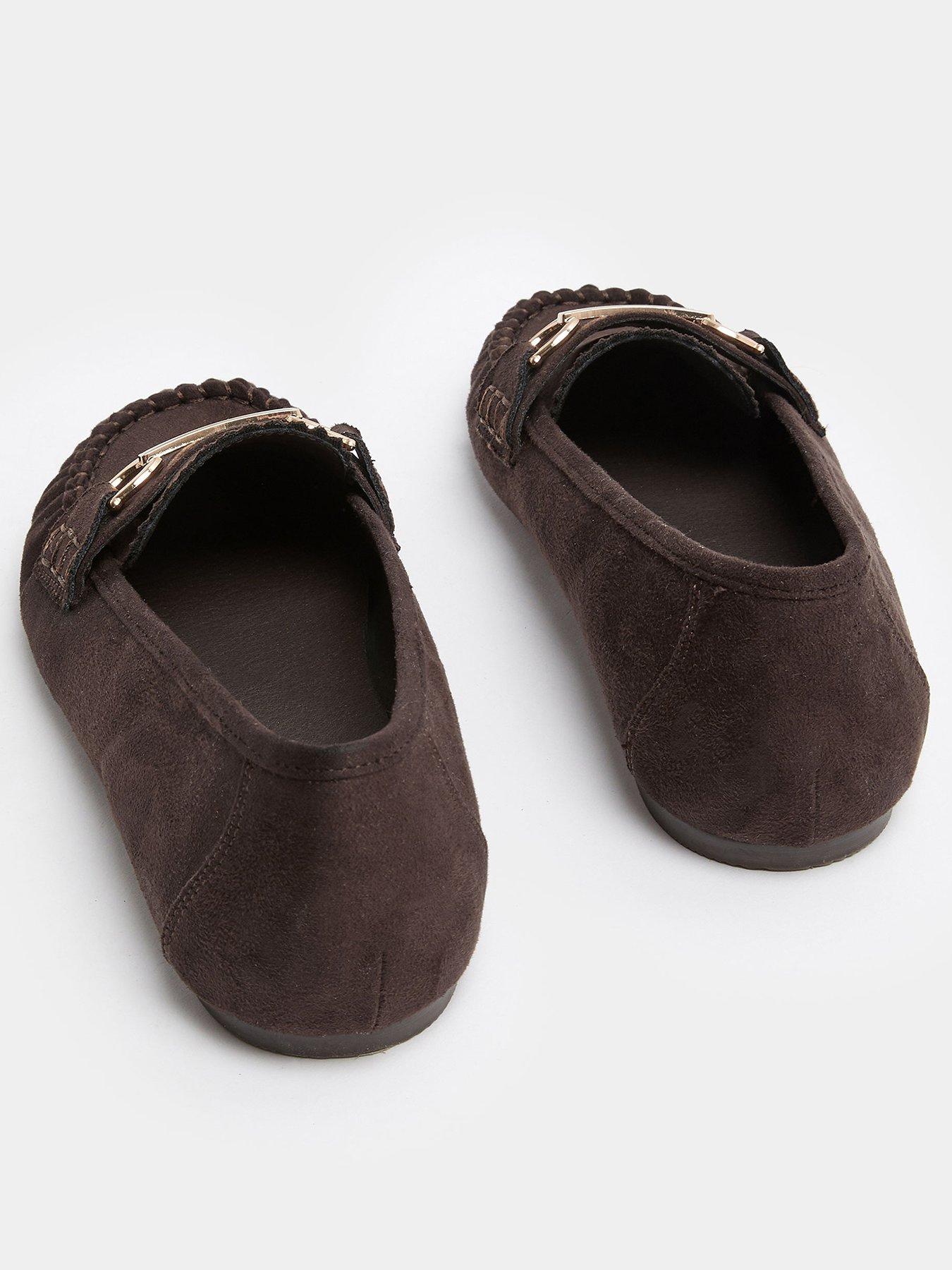 Image 3 of 4 of Yours Wide Fit Snaffle Trim Shoe
