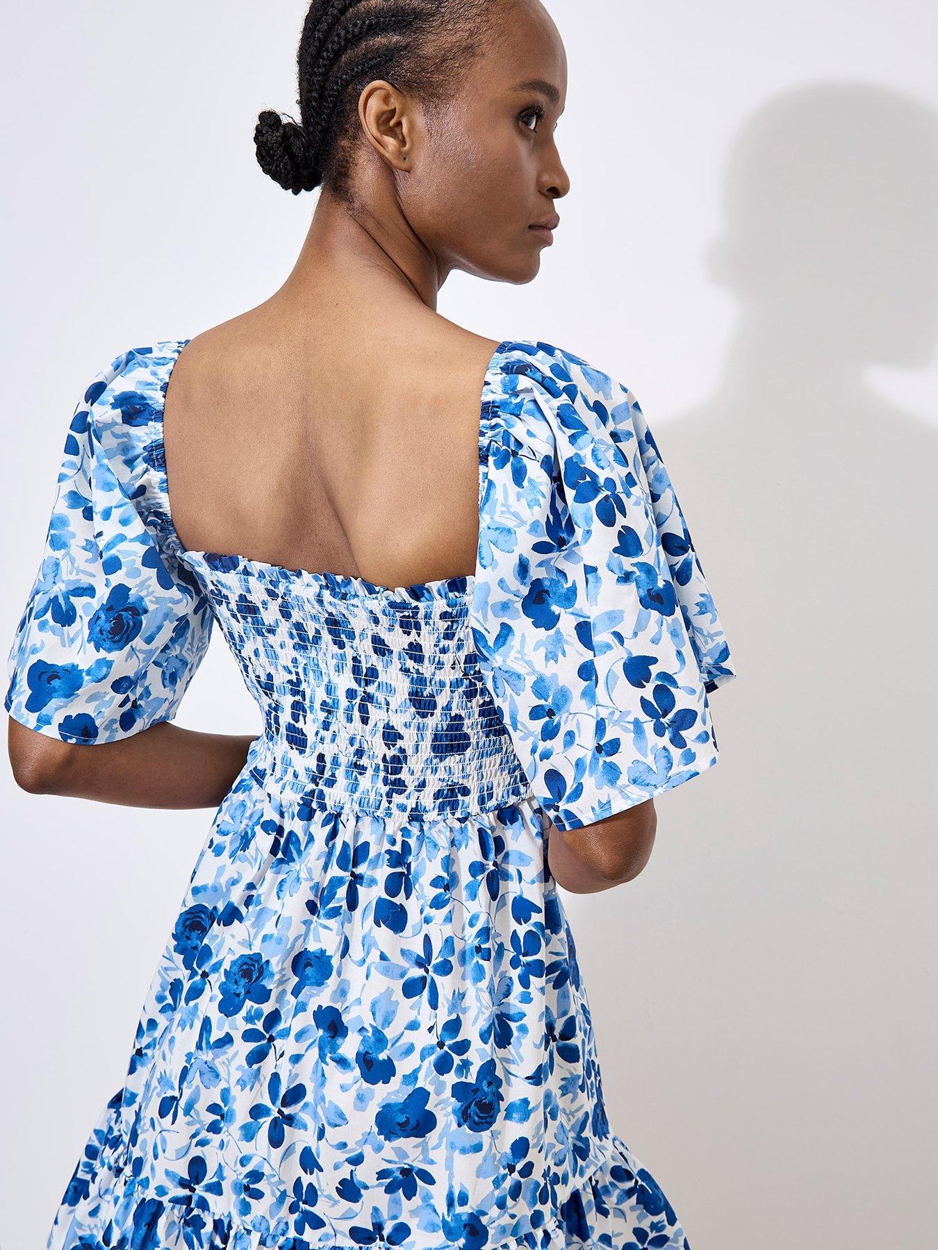 apricot-smocked-floral-cotton-poplin-drsstillFront