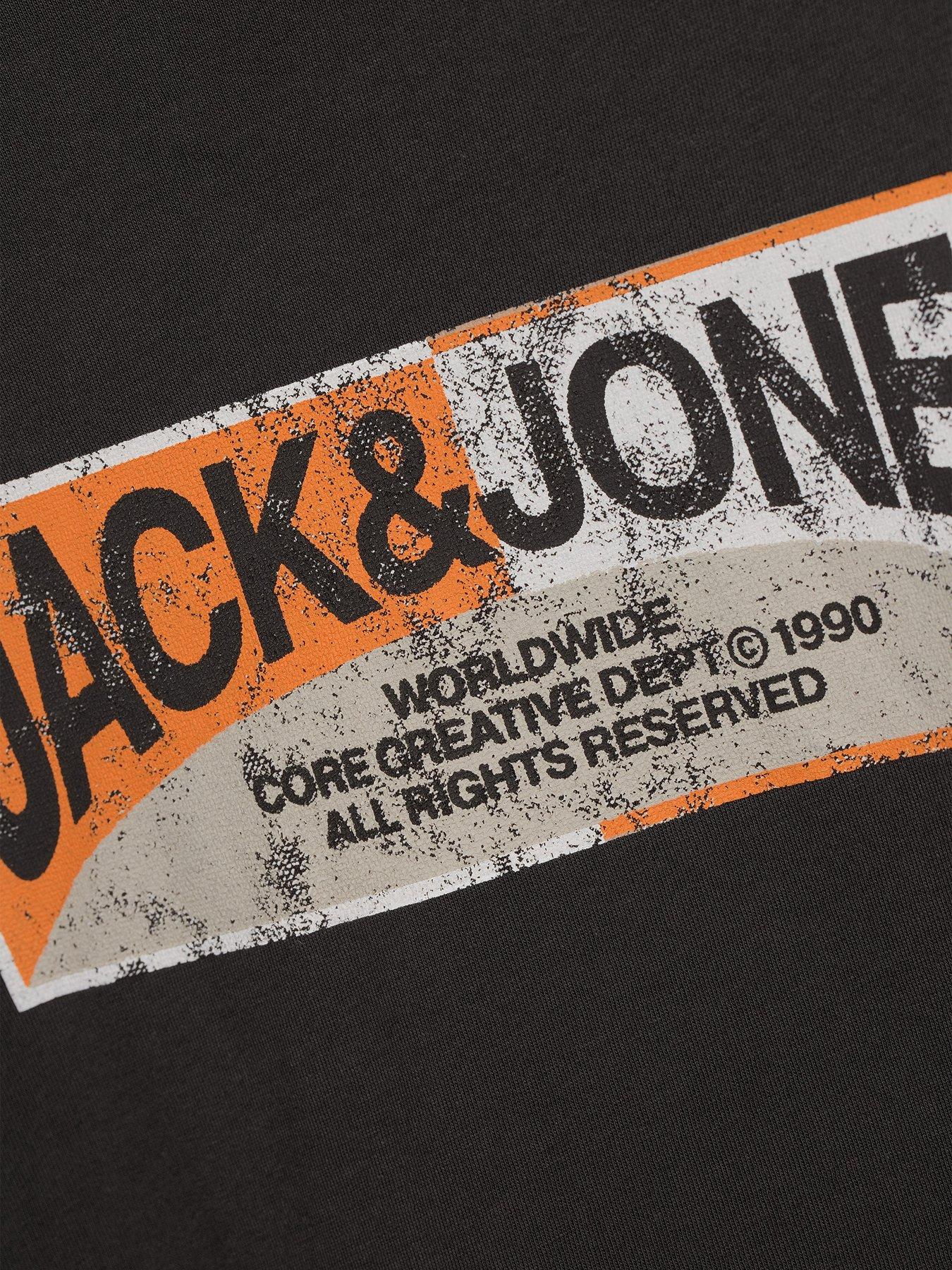 Image 4 of 5 of Jack & Jones Jack &amp; Jones Plus Trace Graphic T-Shirt