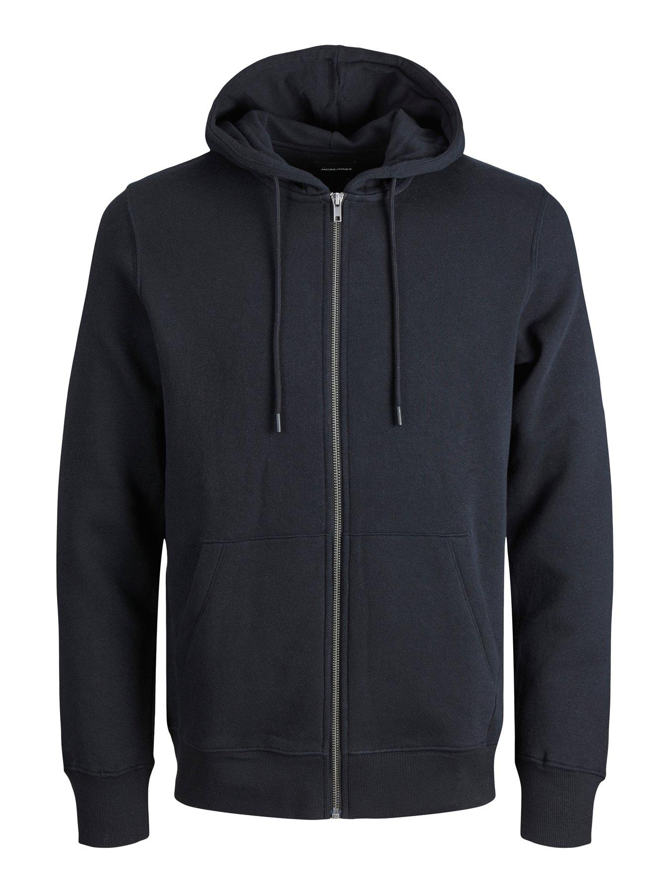 Image 5 of 6 of Jack & Jones Jack &amp; Jones Plus Bradley Zip Thru Hoodie
