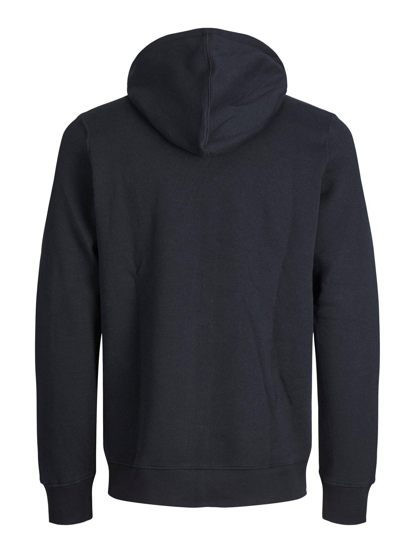 Image 6 of 6 of Jack & Jones Jack &amp; Jones Plus Bradley Zip Thru Hoodie
