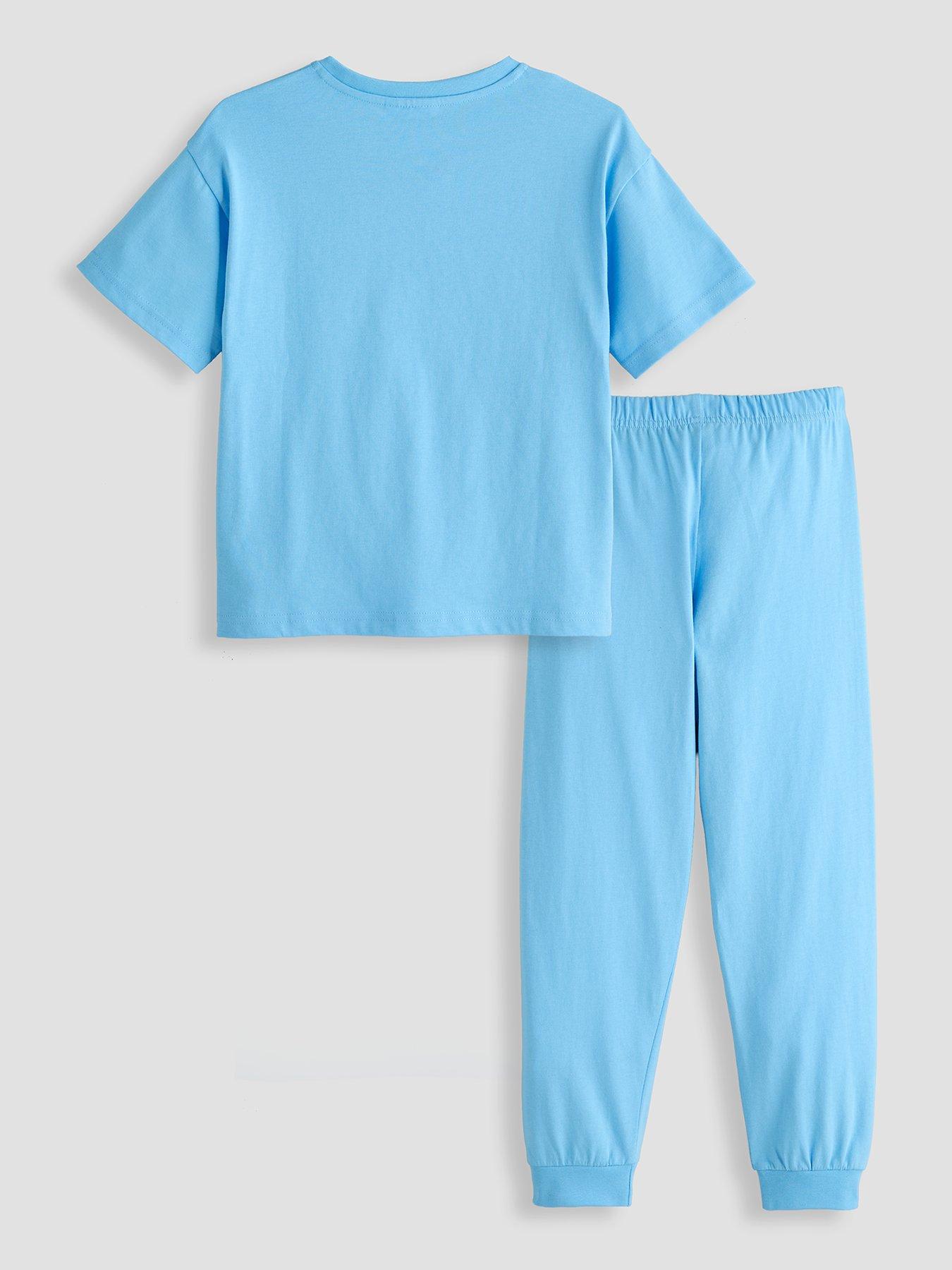 Image 2 of 5 of The Very Collection Boys Manchester City Crest Pyjamas - Blue